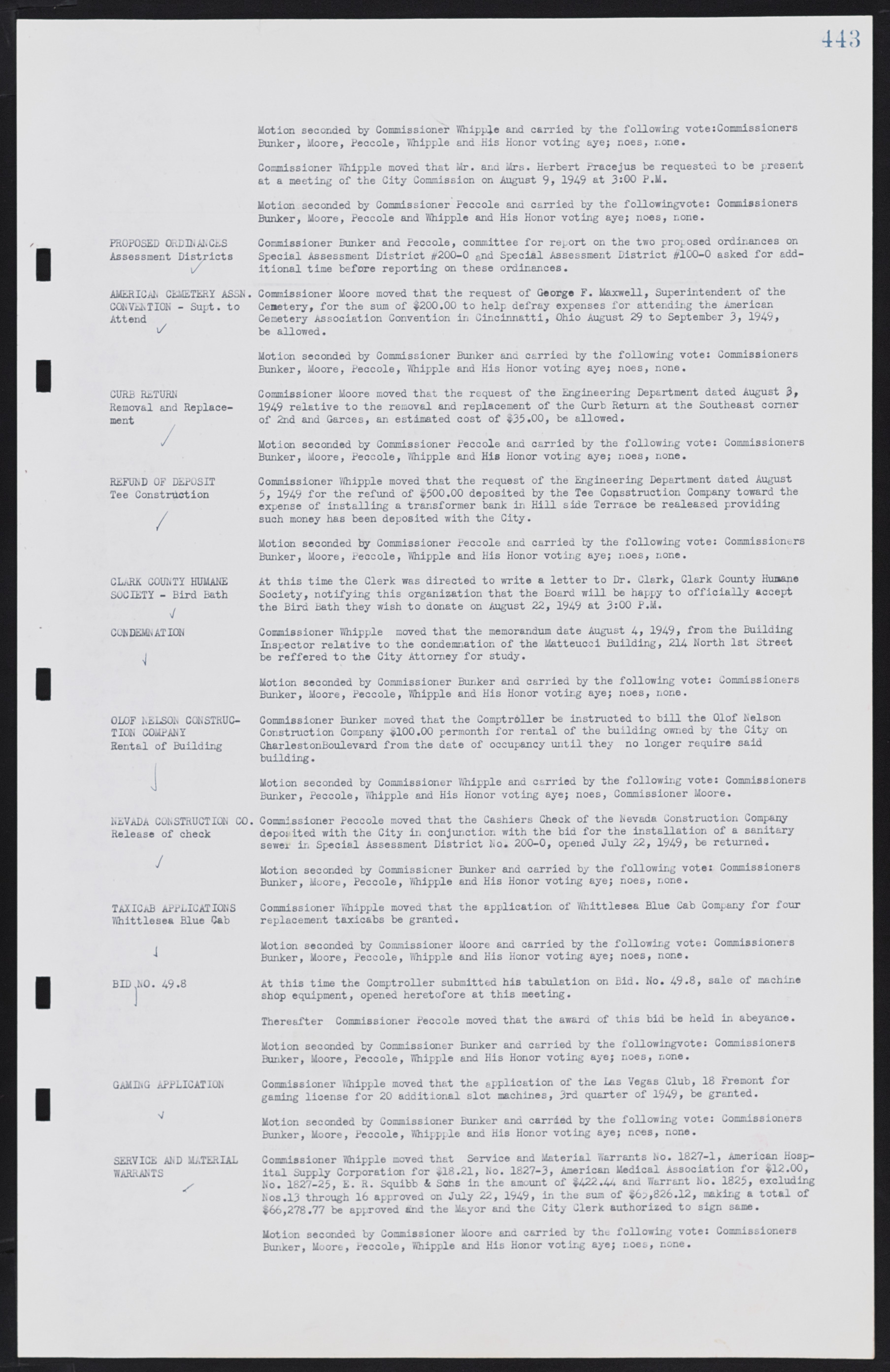 Las Vegas City Commission Minutes, January 7, 1947 to October 26, 1949, lvc000006-475