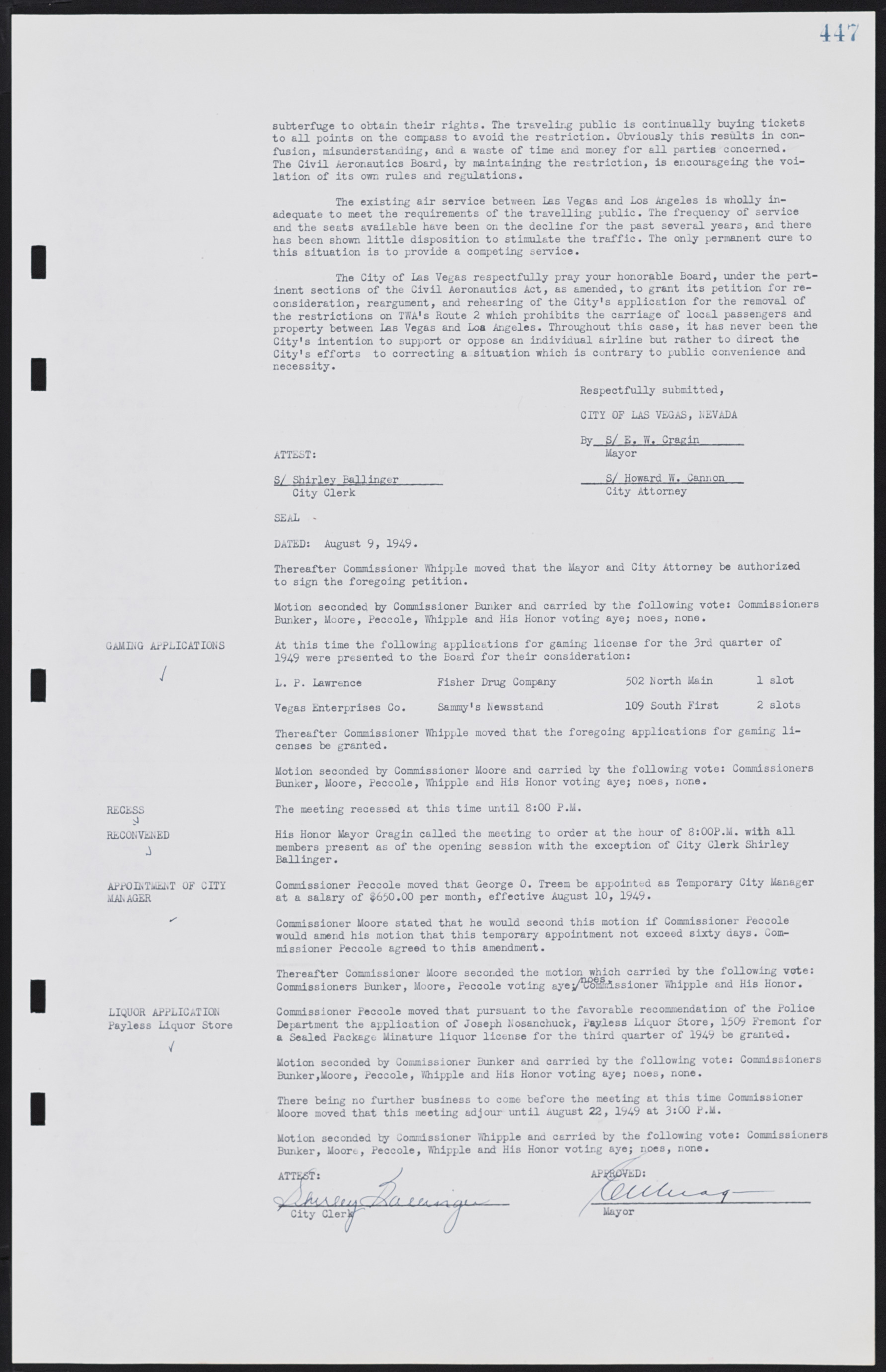 Las Vegas City Commission Minutes, January 7, 1947 to October 26, 1949, lvc000006-479