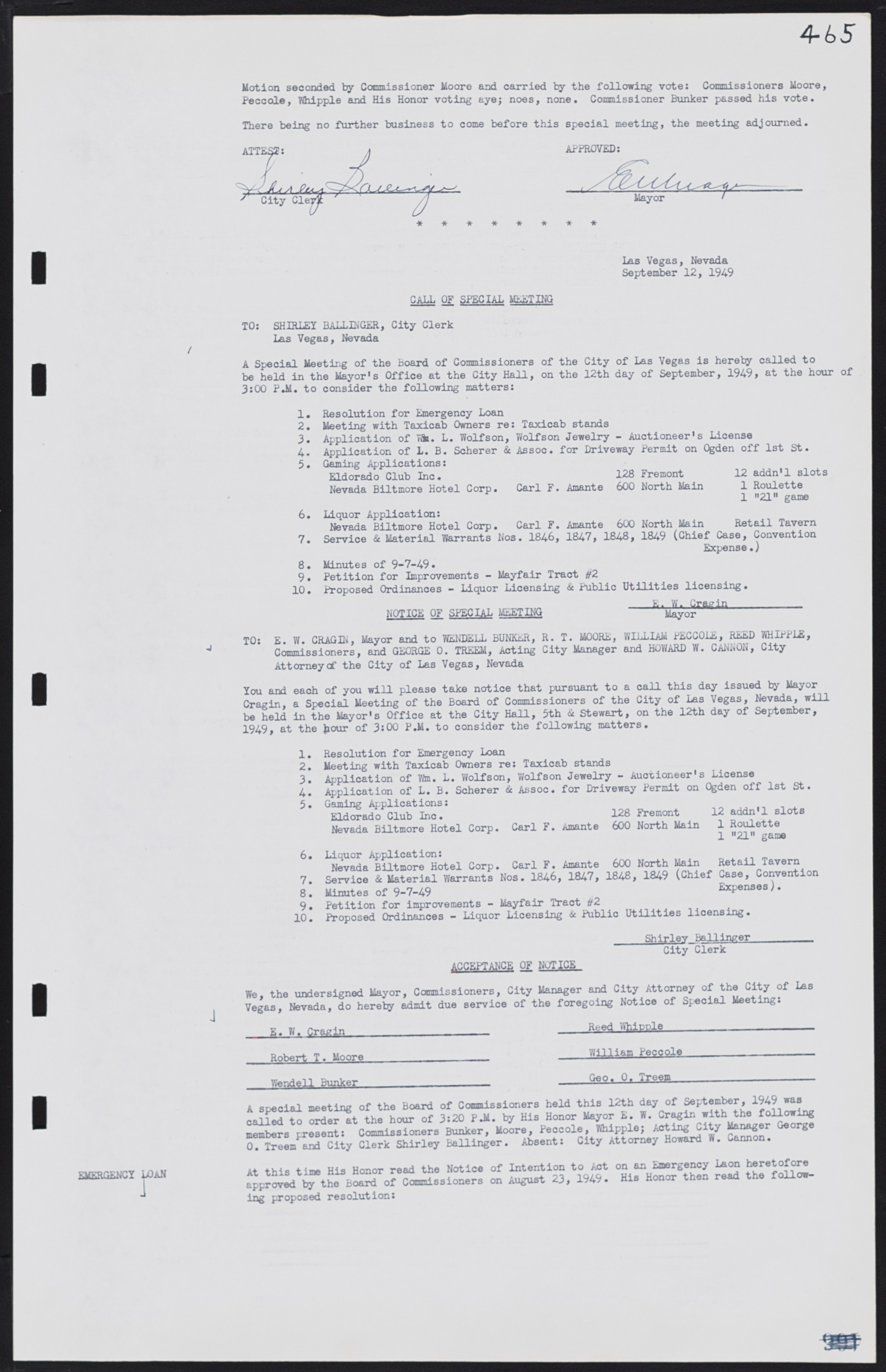 Las Vegas City Commission Minutes, January 7, 1947 to October 26, 1949, lvc000006-497