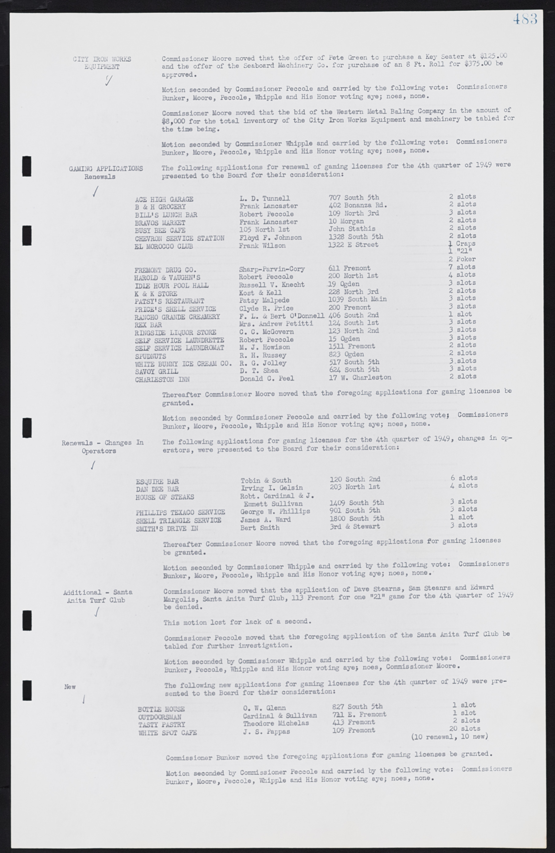 Las Vegas City Commission Minutes, January 7, 1947 to October 26, 1949, lvc000006-515