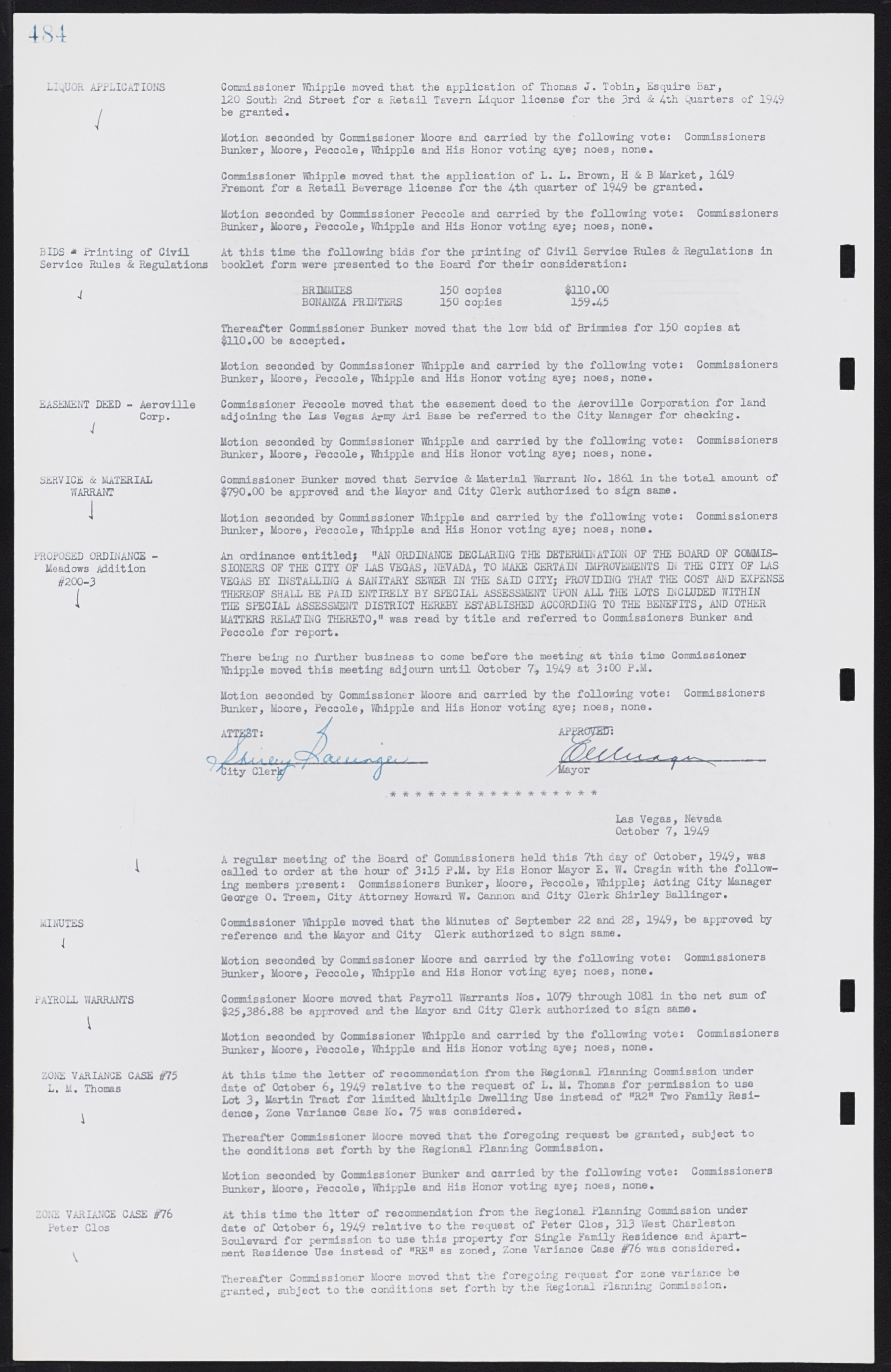 Las Vegas City Commission Minutes, January 7, 1947 to October 26, 1949, lvc000006-516