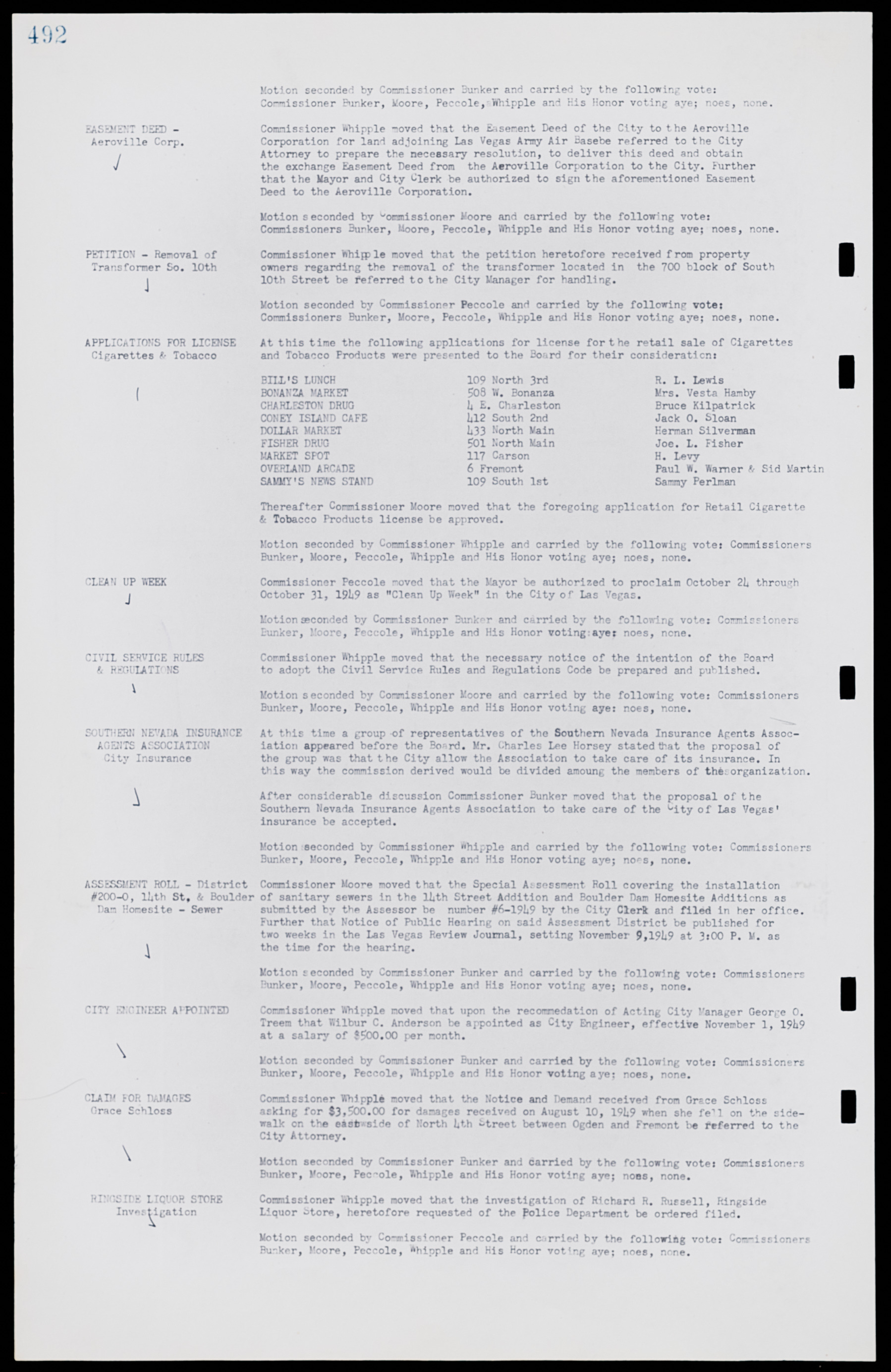 Las Vegas City Commission Minutes, January 7, 1947 to October 26, 1949, lvc000006-524