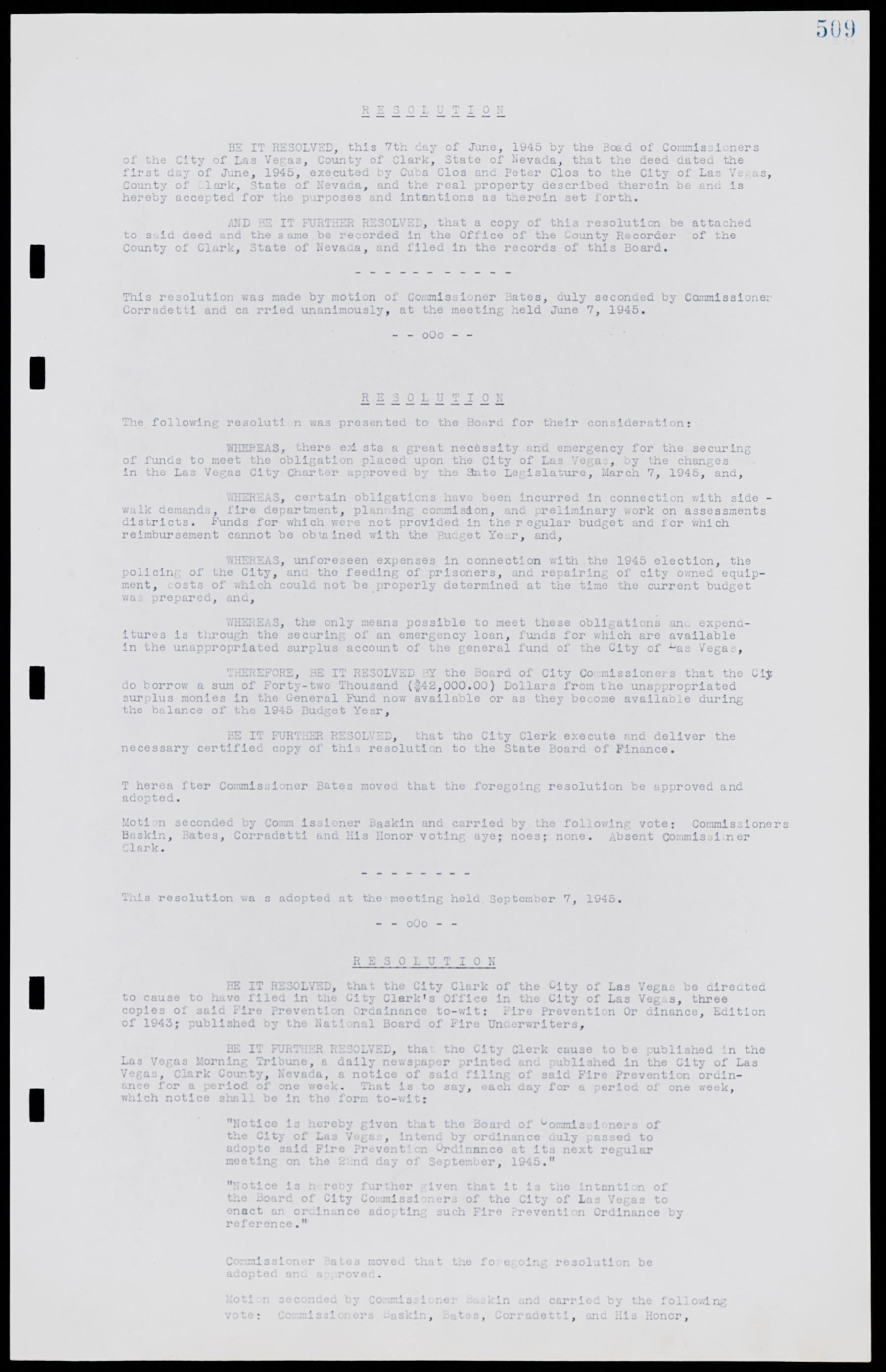 Las Vegas City Commission Minutes, January 7, 1947 to October 26, 1949, lvc000006-539