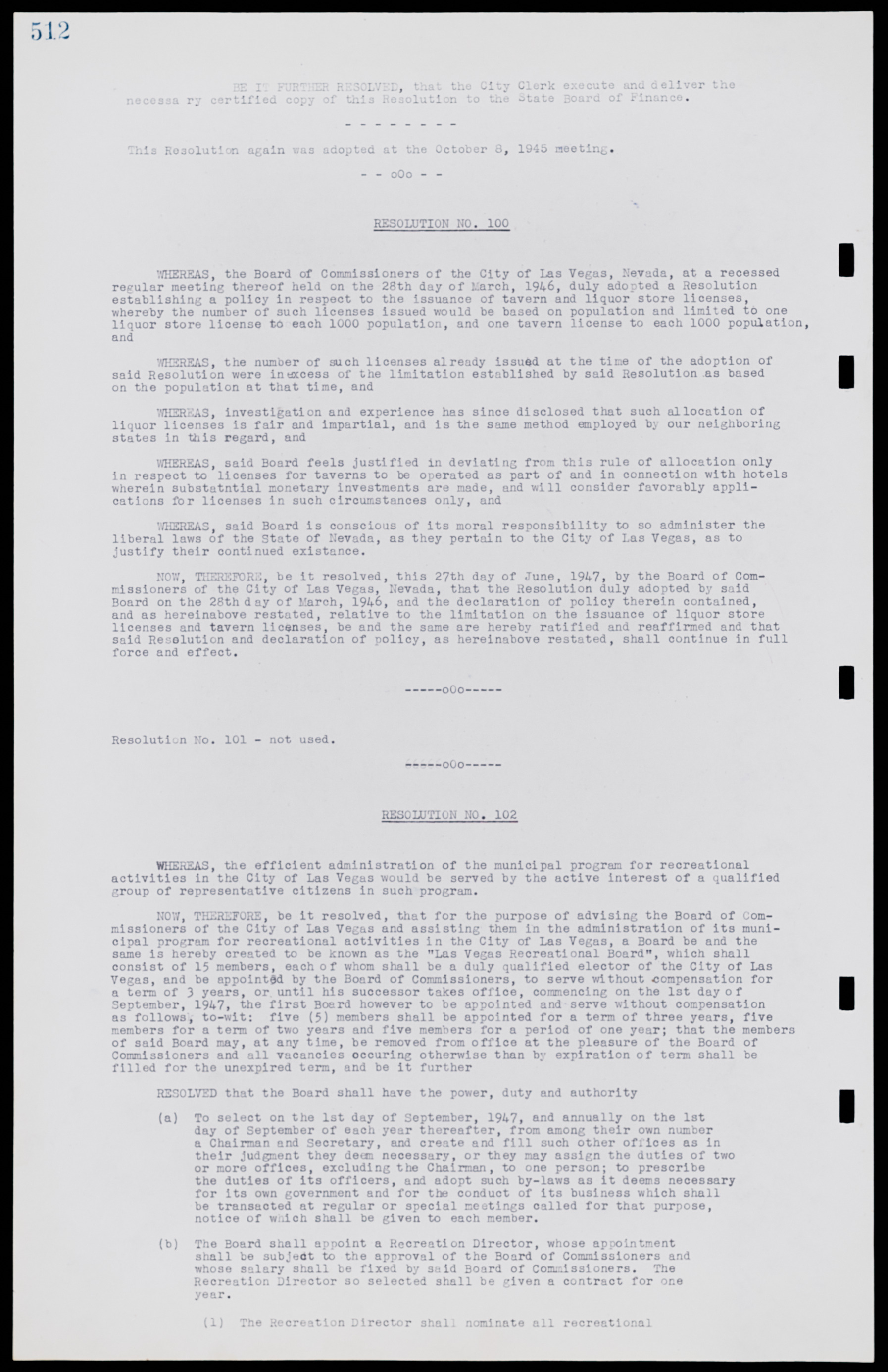 Las Vegas City Commission Minutes, January 7, 1947 to October 26, 1949, lvc000006-542