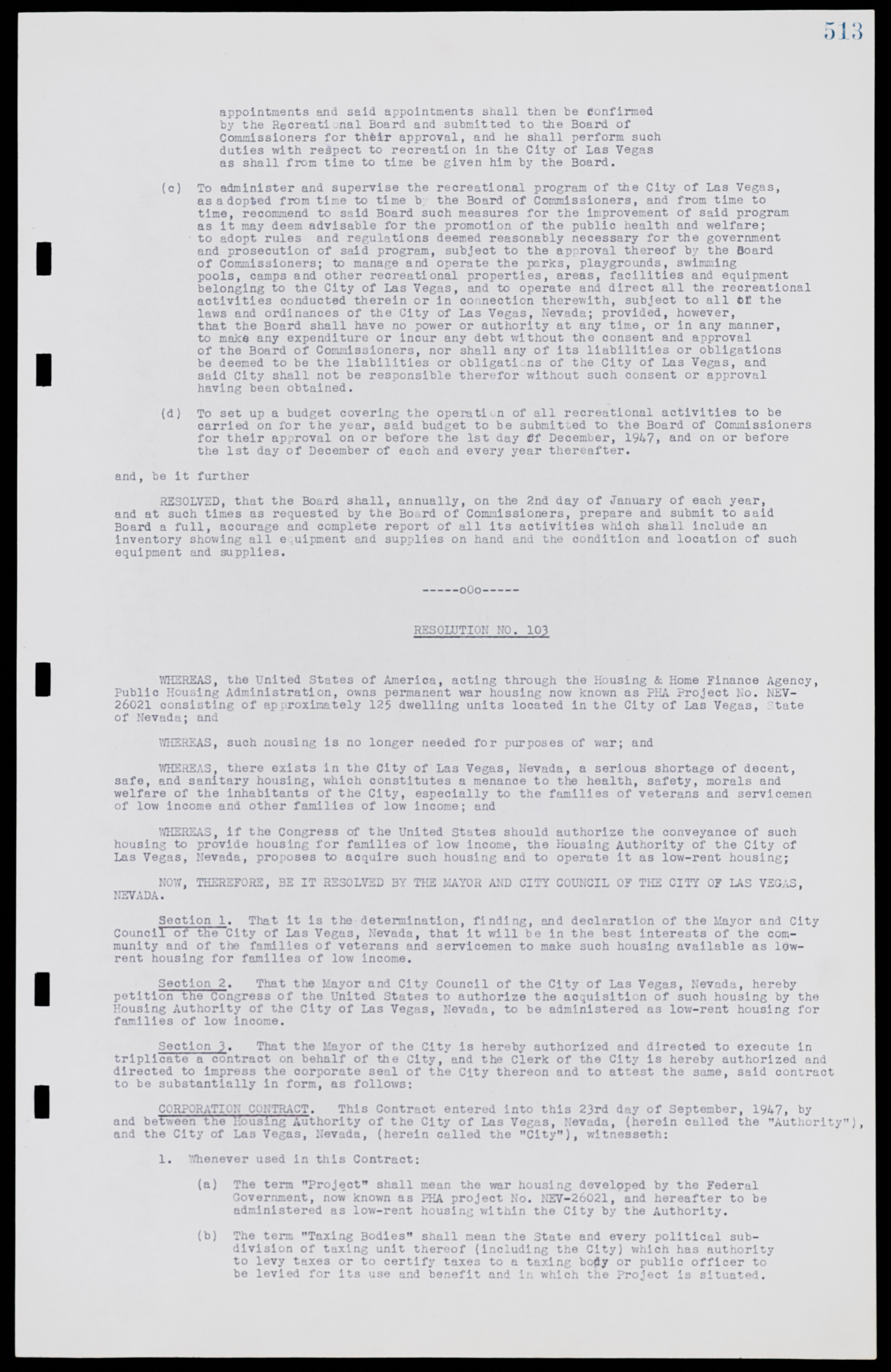 Las Vegas City Commission Minutes, January 7, 1947 to October 26, 1949, lvc000006-543