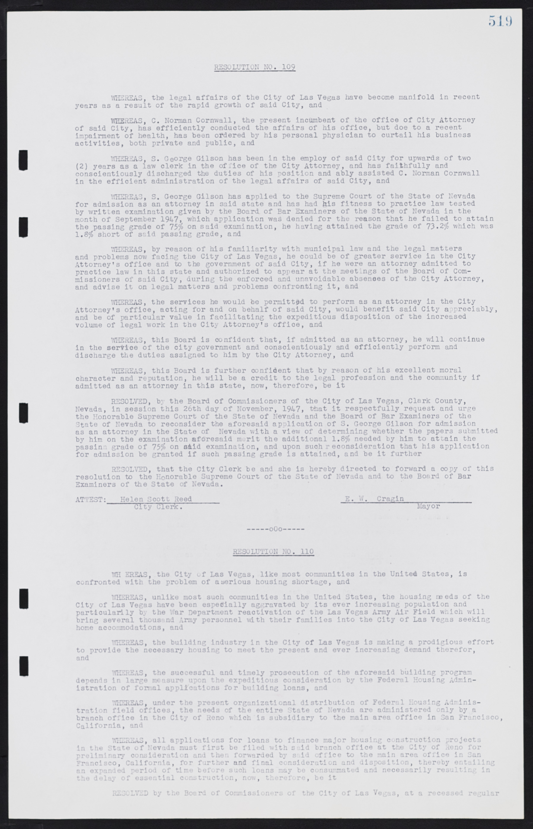 Las Vegas City Commission Minutes, January 7, 1947 to October 26, 1949, lvc000006-549