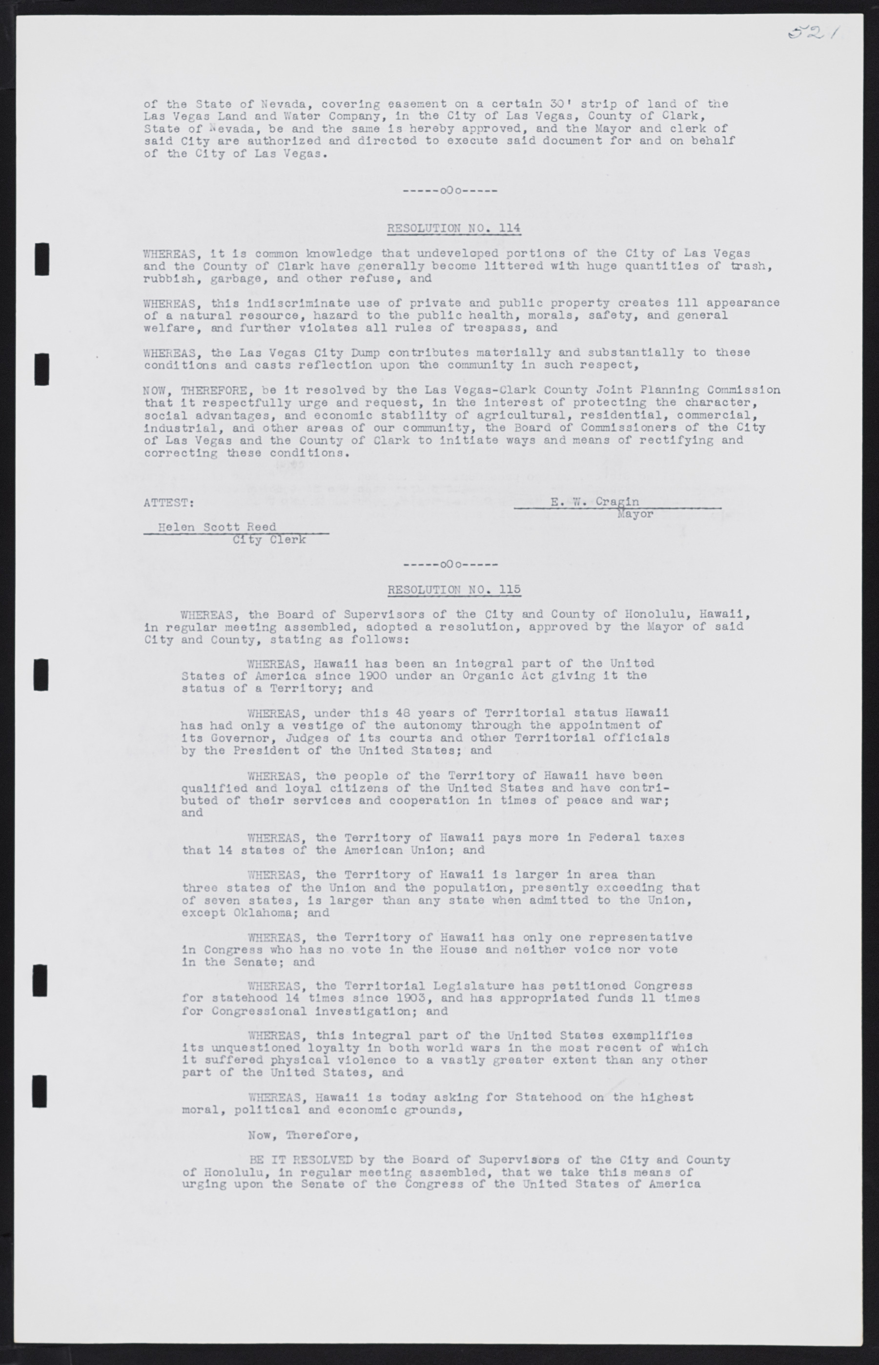 Las Vegas City Commission Minutes, January 7, 1947 to October 26, 1949, lvc000006-551