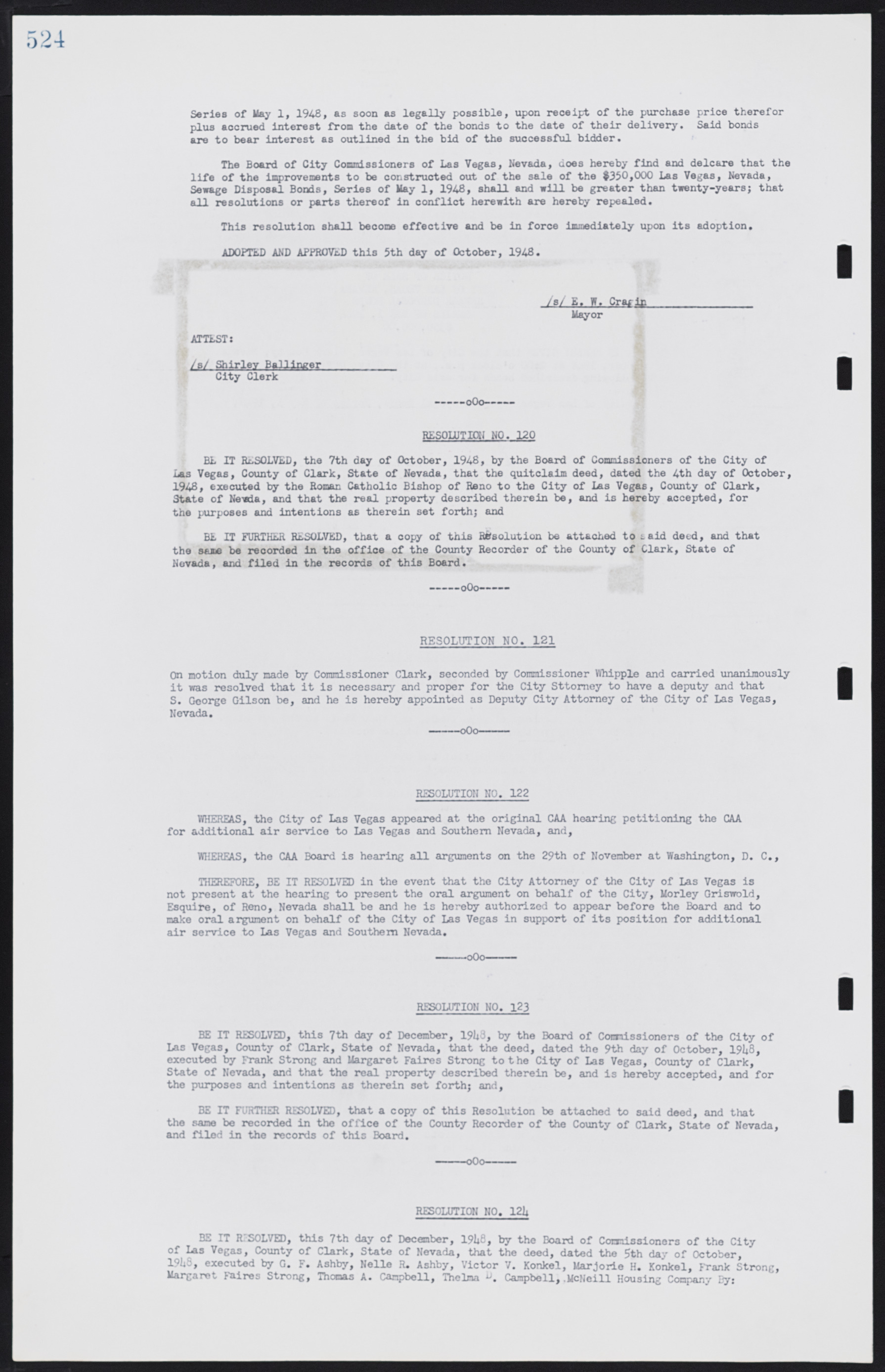 Las Vegas City Commission Minutes, January 7, 1947 to October 26, 1949, lvc000006-554