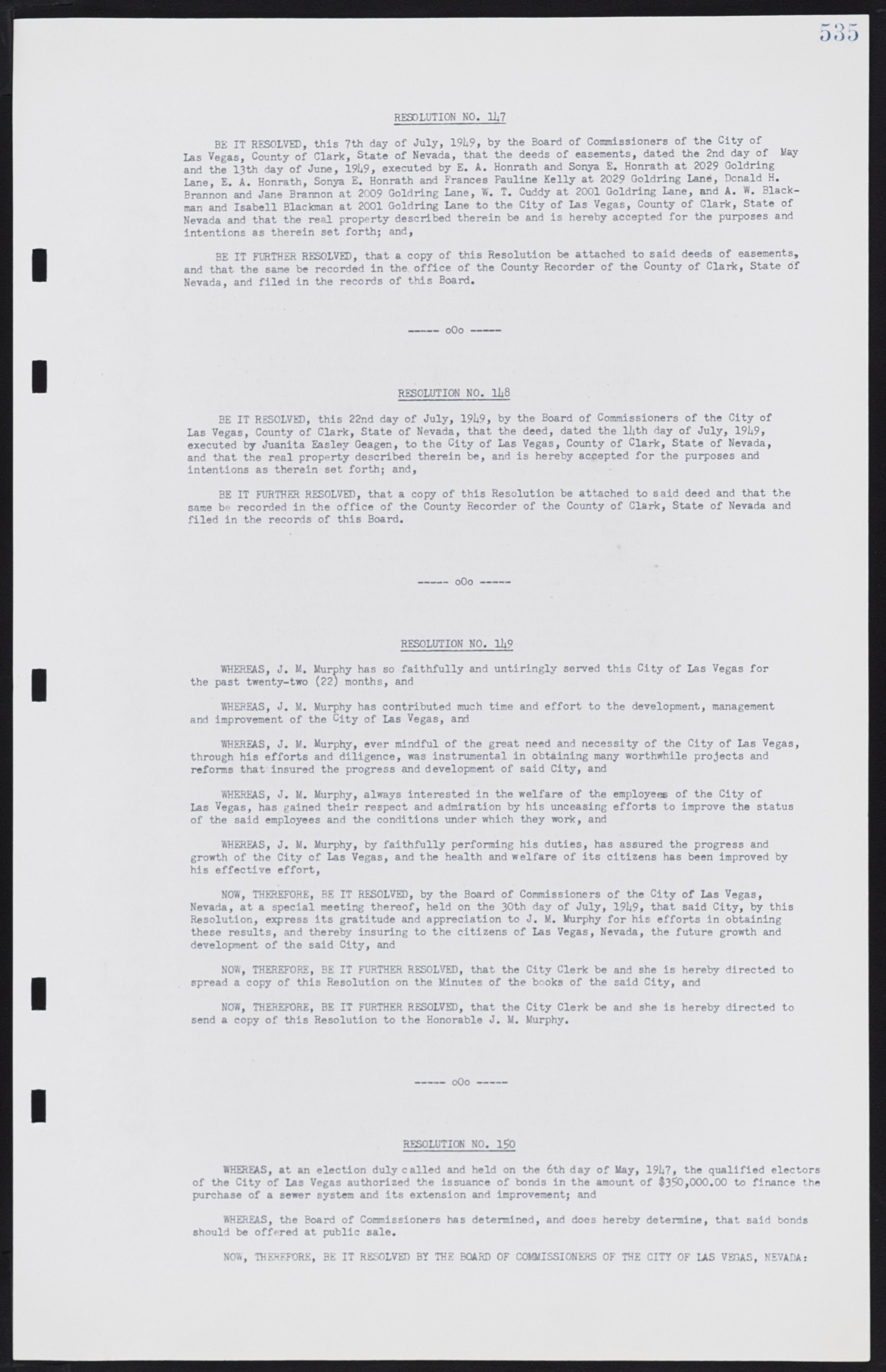 Las Vegas City Commission Minutes, January 7, 1947 to October 26, 1949, lvc000006-565
