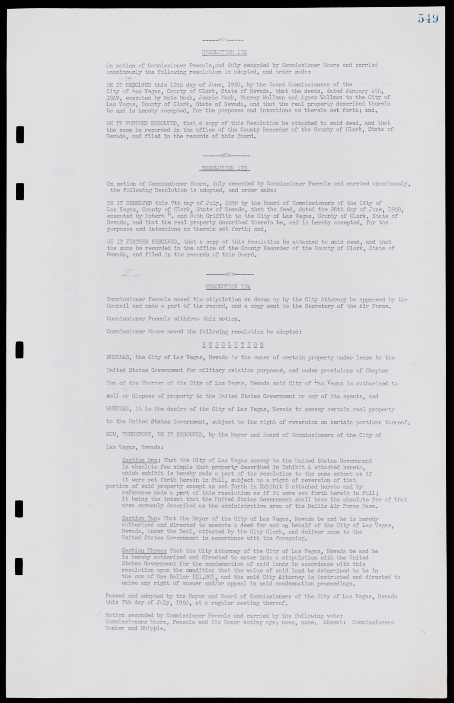 Las Vegas City Commission Minutes, January 7, 1947 to October 26, 1949, lvc000006-579