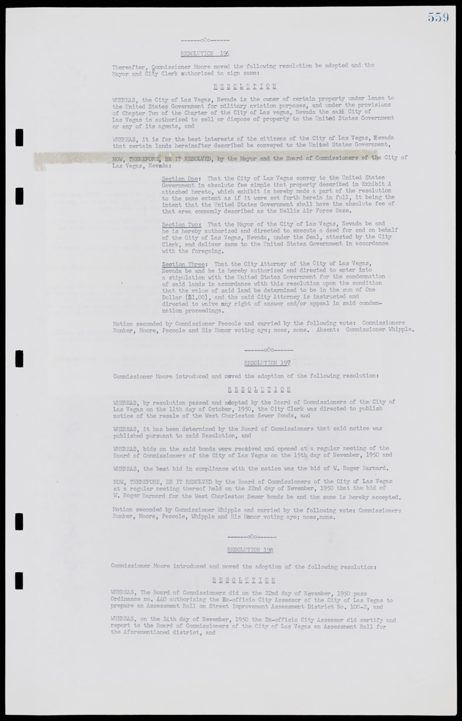 Las Vegas City Commission Minutes, January 7, 1947 to October 26, 1949, lvc000006-589