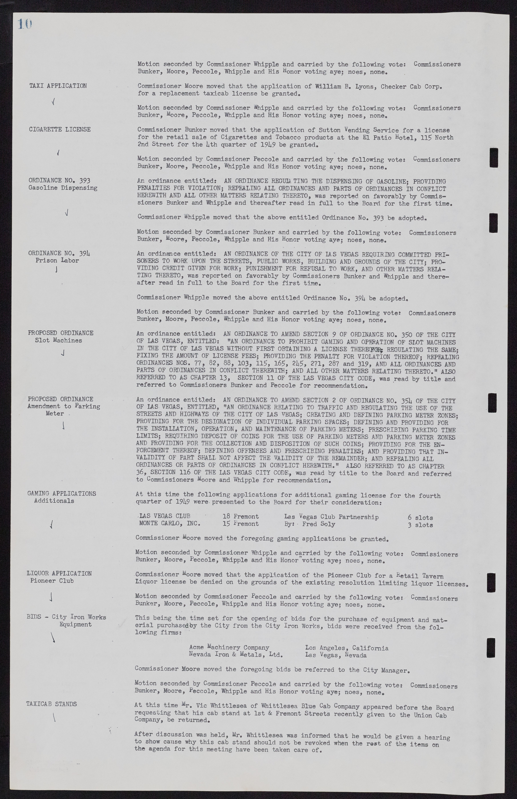 Las Vegas City Commission Minutes, November 7, 1949 to May 21, 1952, lvc000007-16