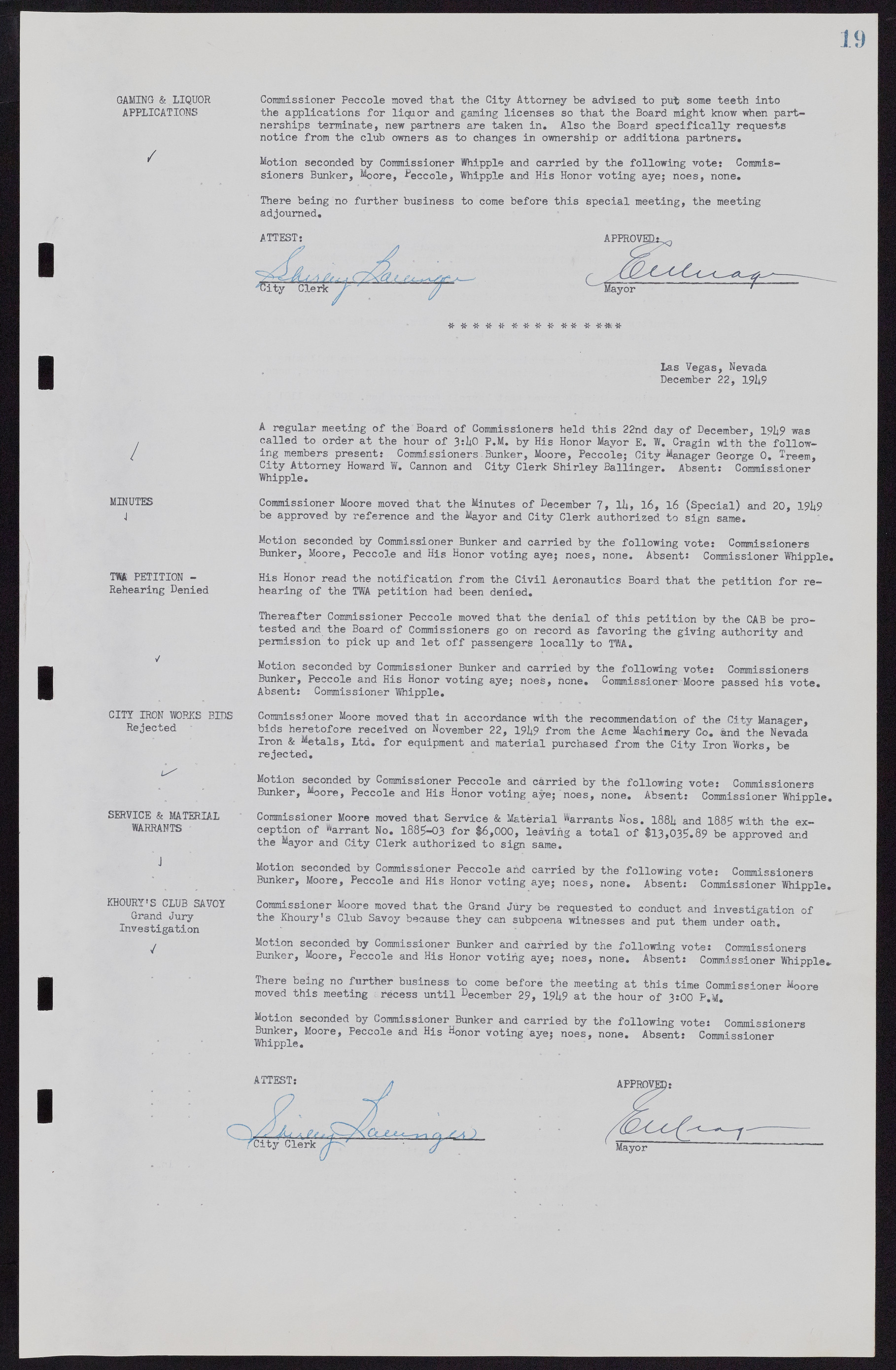 Las Vegas City Commission Minutes, November 7, 1949 to May 21, 1952, lvc000007-25