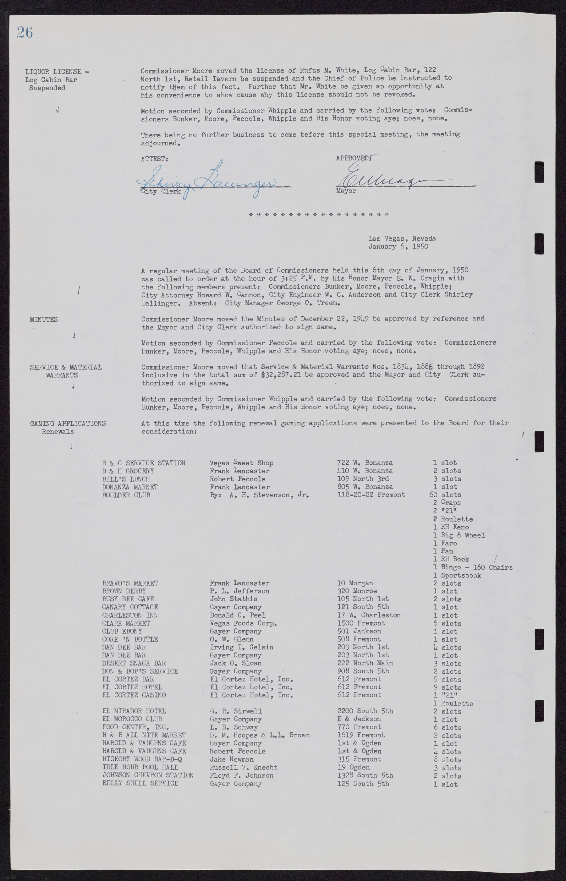 Las Vegas City Commission Minutes, November 7, 1949 to May 21, 1952, lvc000007-34