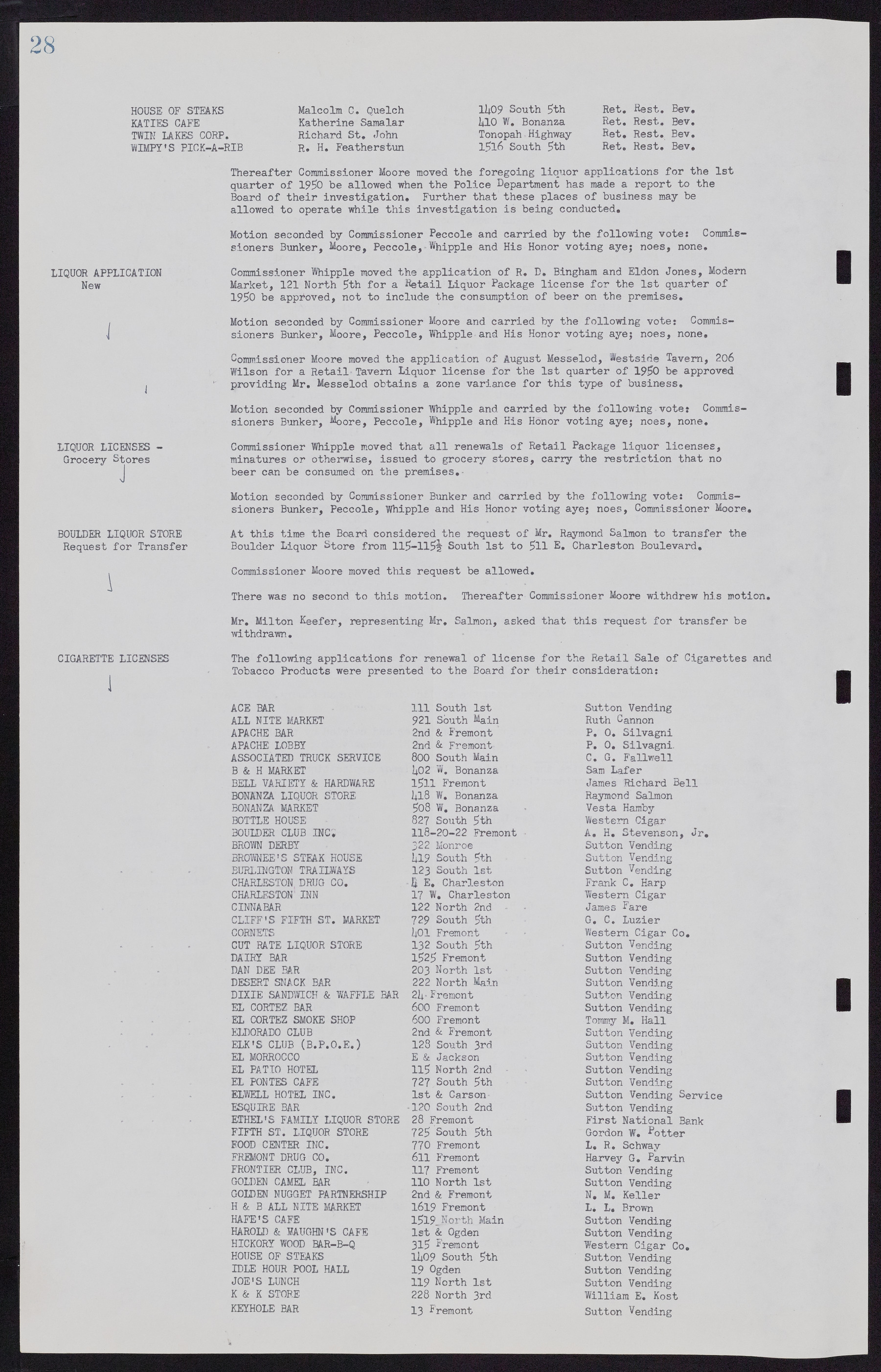 Las Vegas City Commission Minutes, November 7, 1949 to May 21, 1952, lvc000007-36