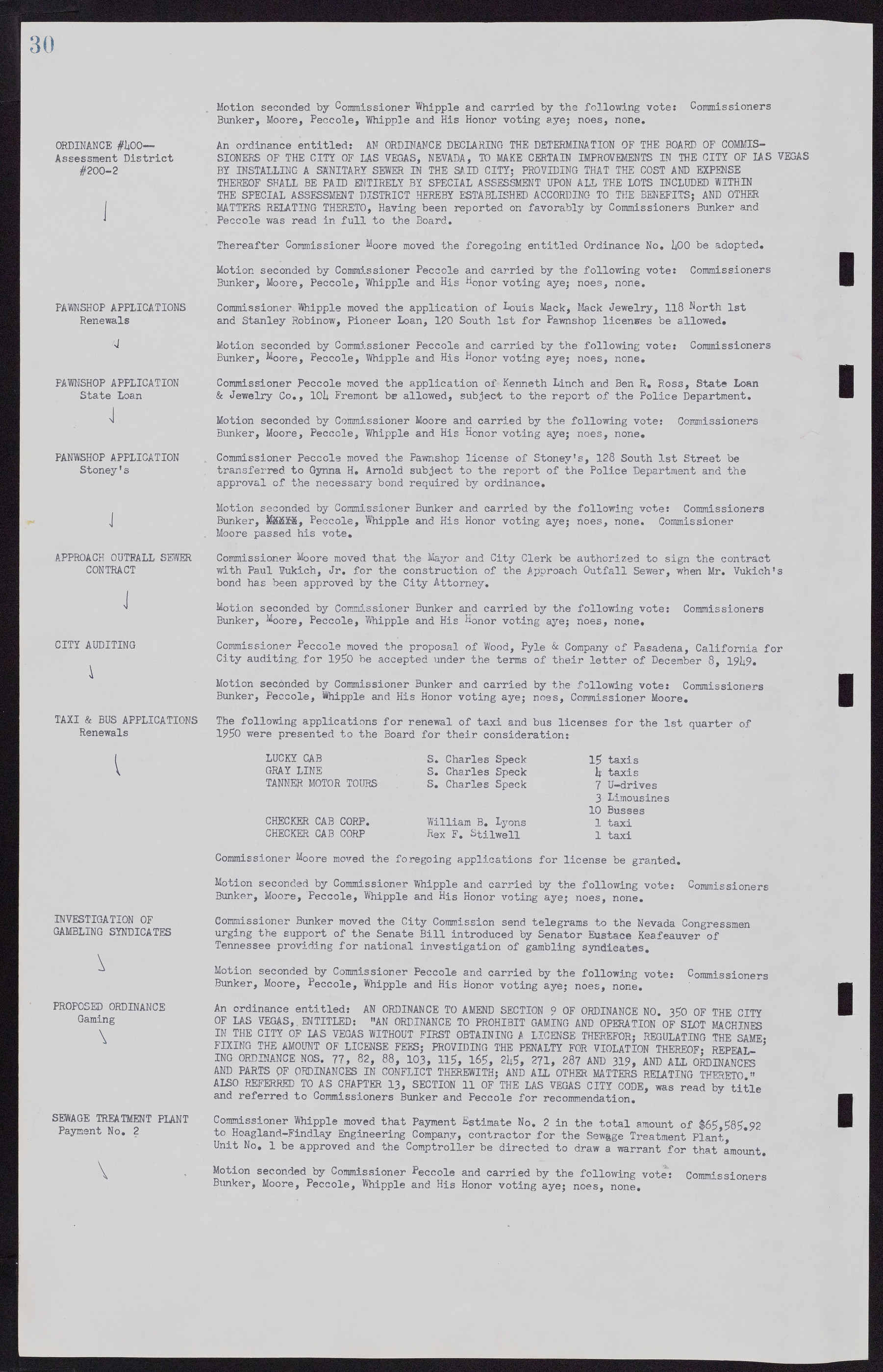 Las Vegas City Commission Minutes, November 7, 1949 to May 21, 1952, lvc000007-38