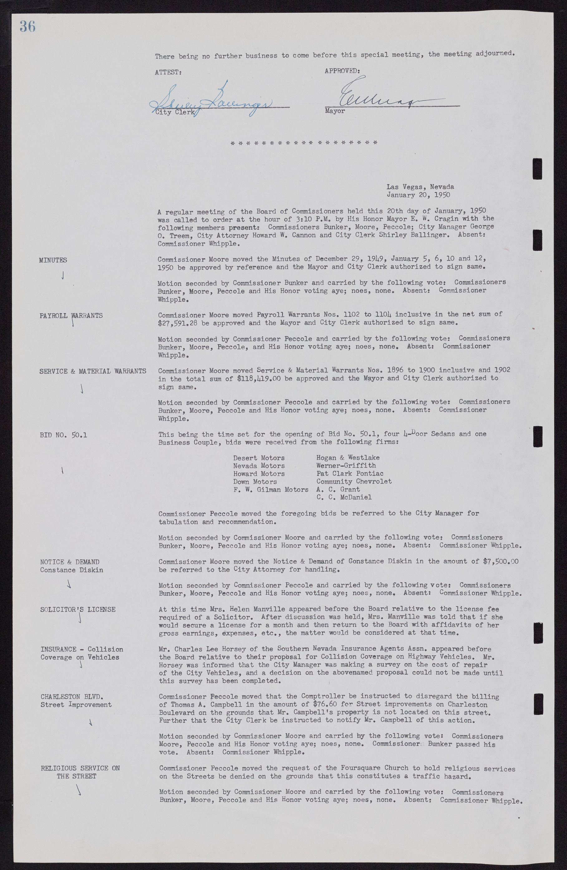 Las Vegas City Commission Minutes, November 7, 1949 to May 21, 1952, lvc000007-44