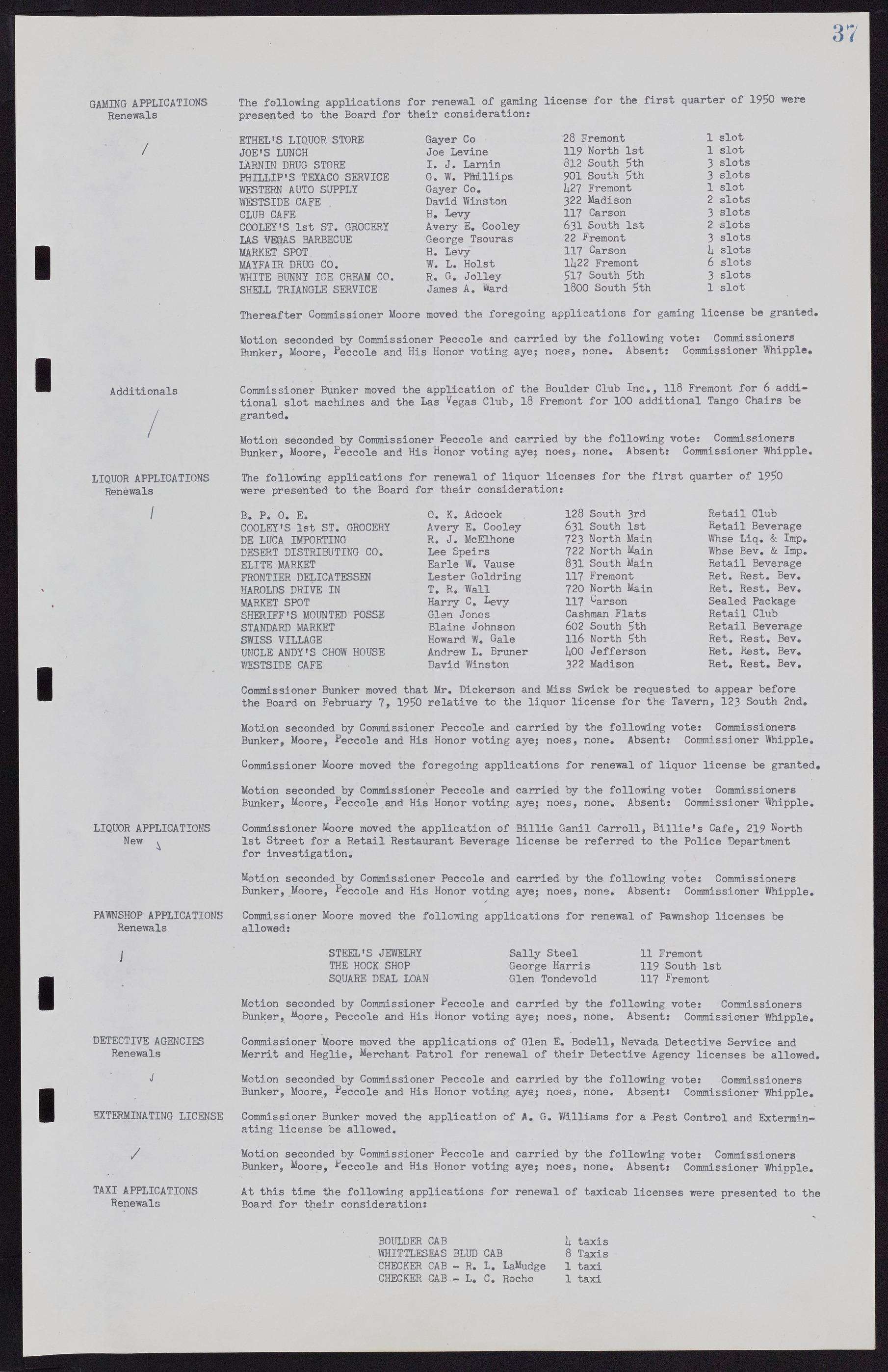 Las Vegas City Commission Minutes, November 7, 1949 to May 21, 1952, lvc000007-45