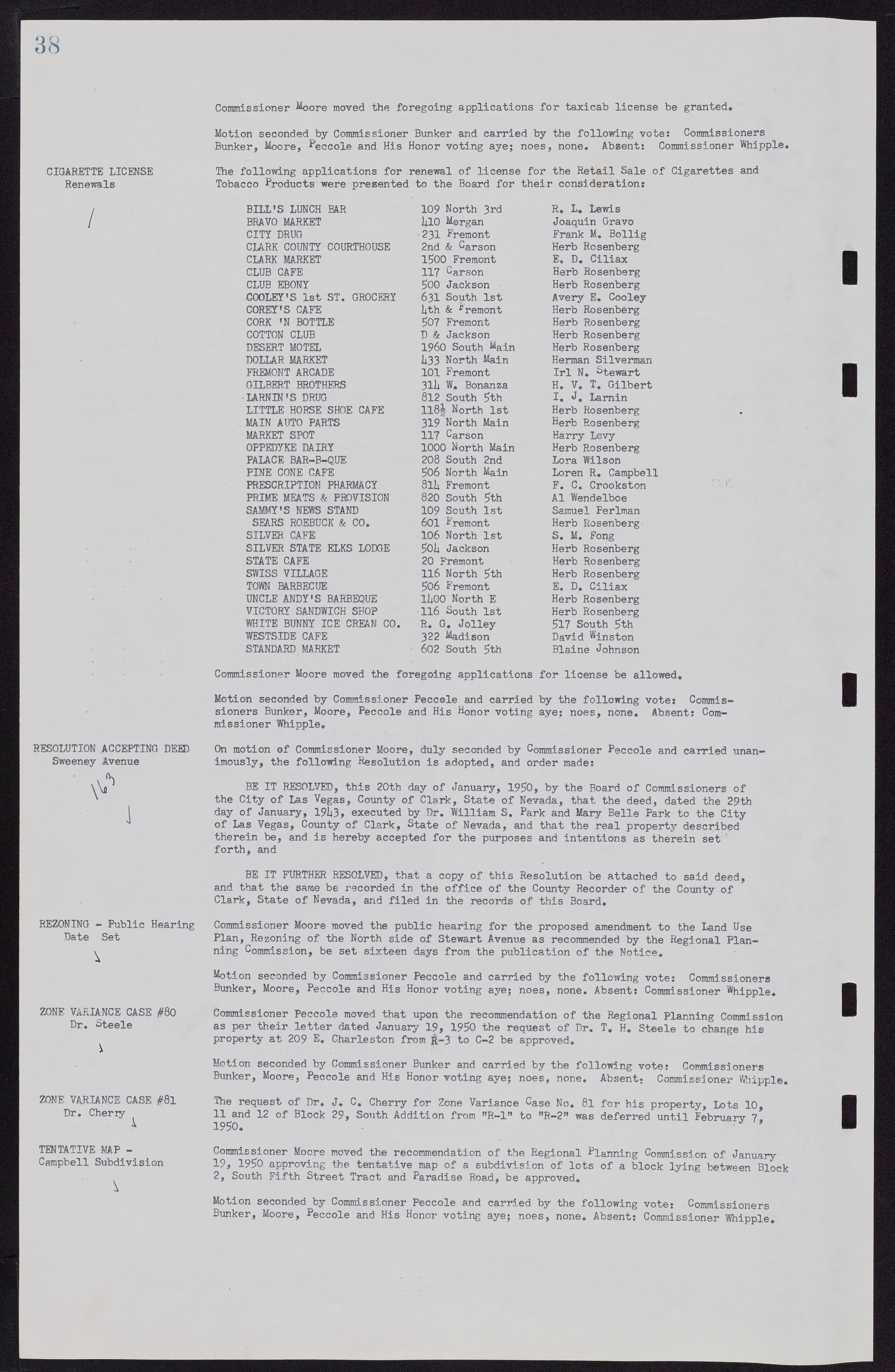 Las Vegas City Commission Minutes, November 7, 1949 to May 21, 1952, lvc000007-46