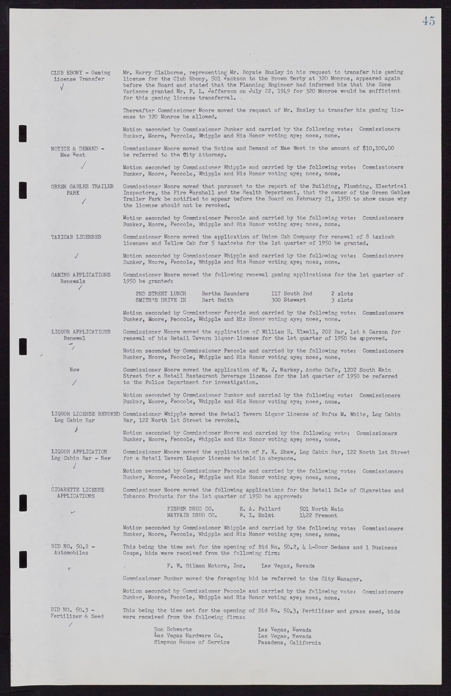 Las Vegas City Commission Minutes, November 7, 1949 to May 21, 1952, lvc000007-53