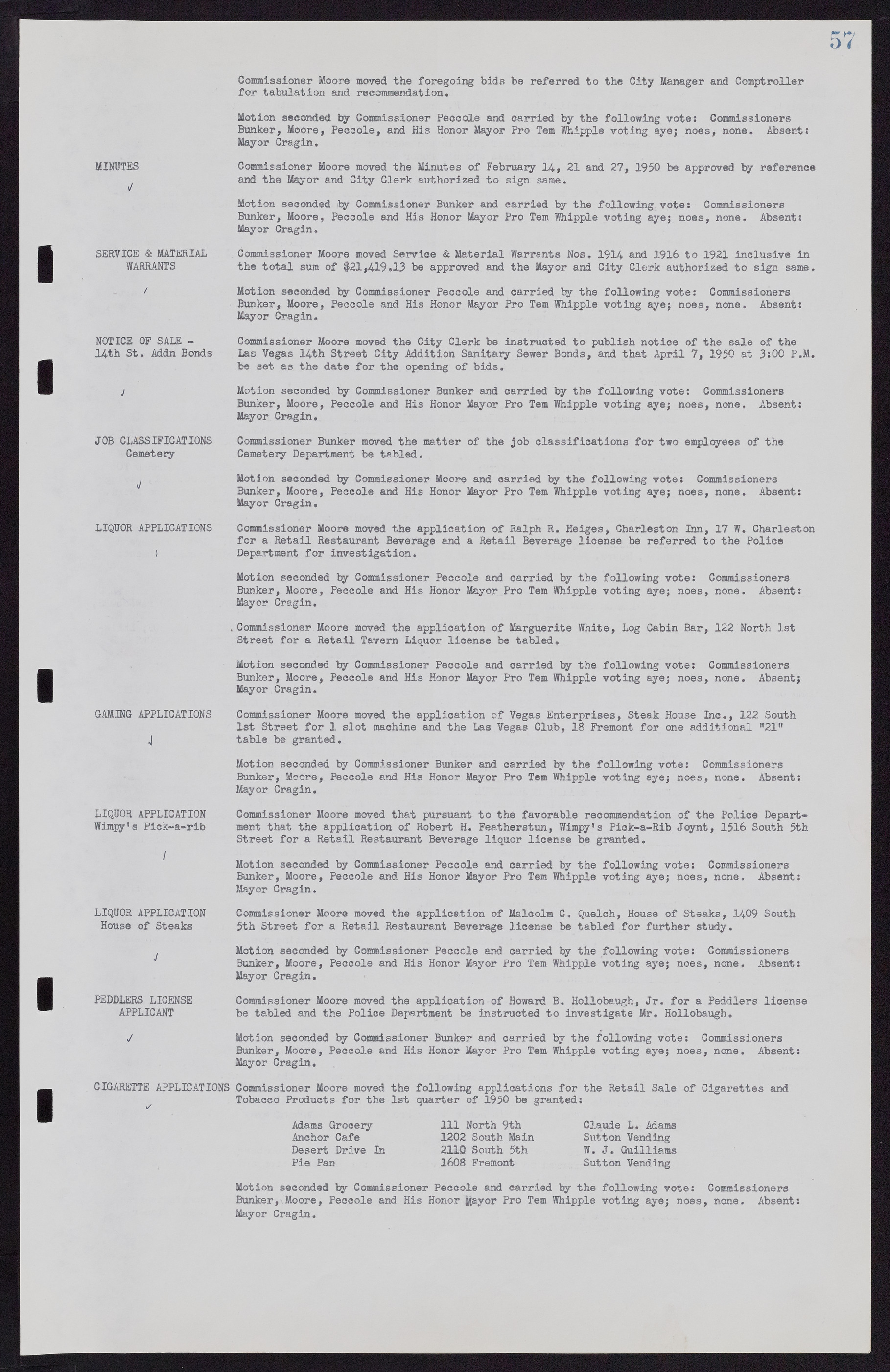 Las Vegas City Commission Minutes, November 7, 1949 to May 21, 1952, lvc000007-65