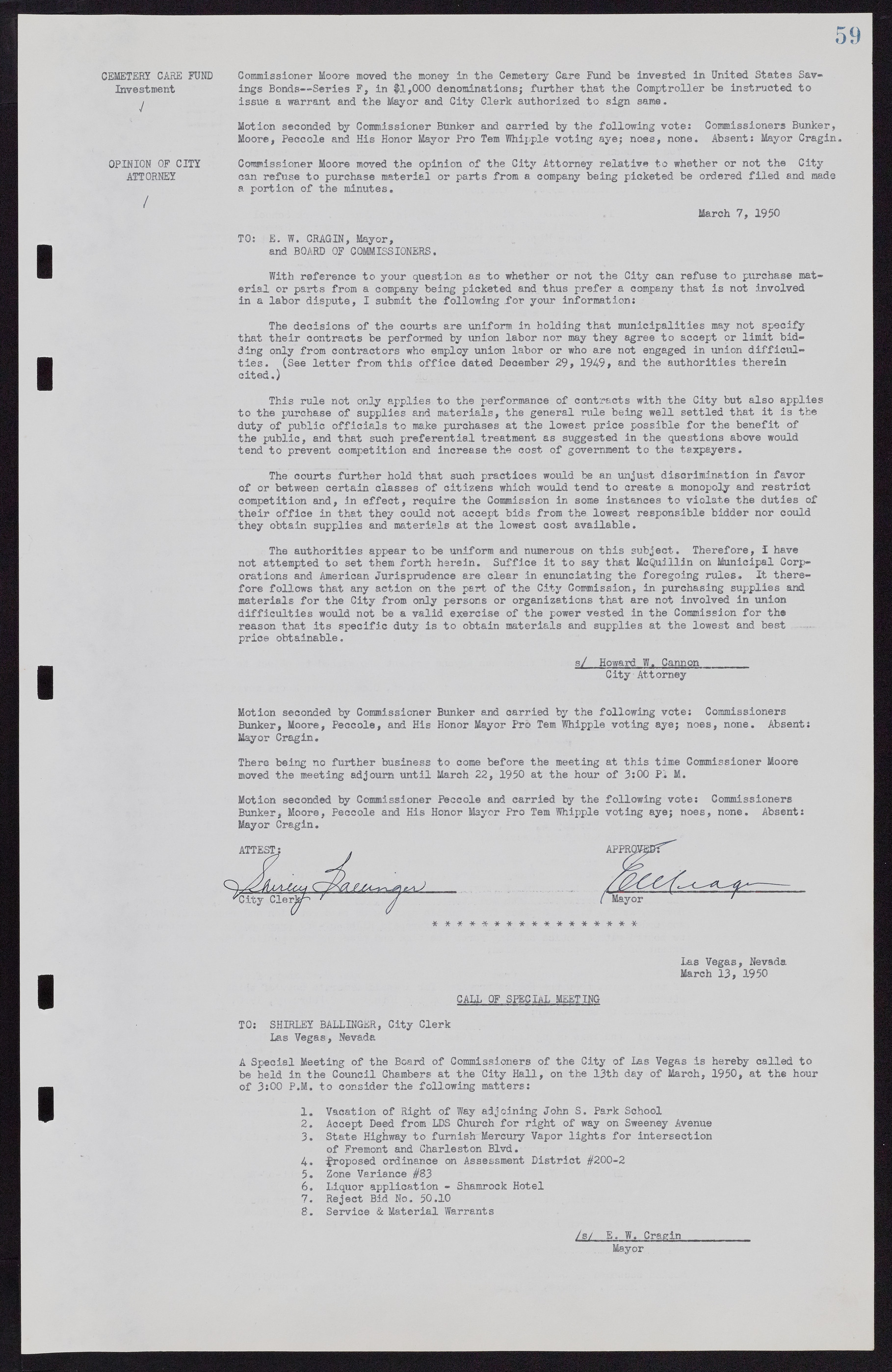 Las Vegas City Commission Minutes, November 7, 1949 to May 21, 1952, lvc000007-67