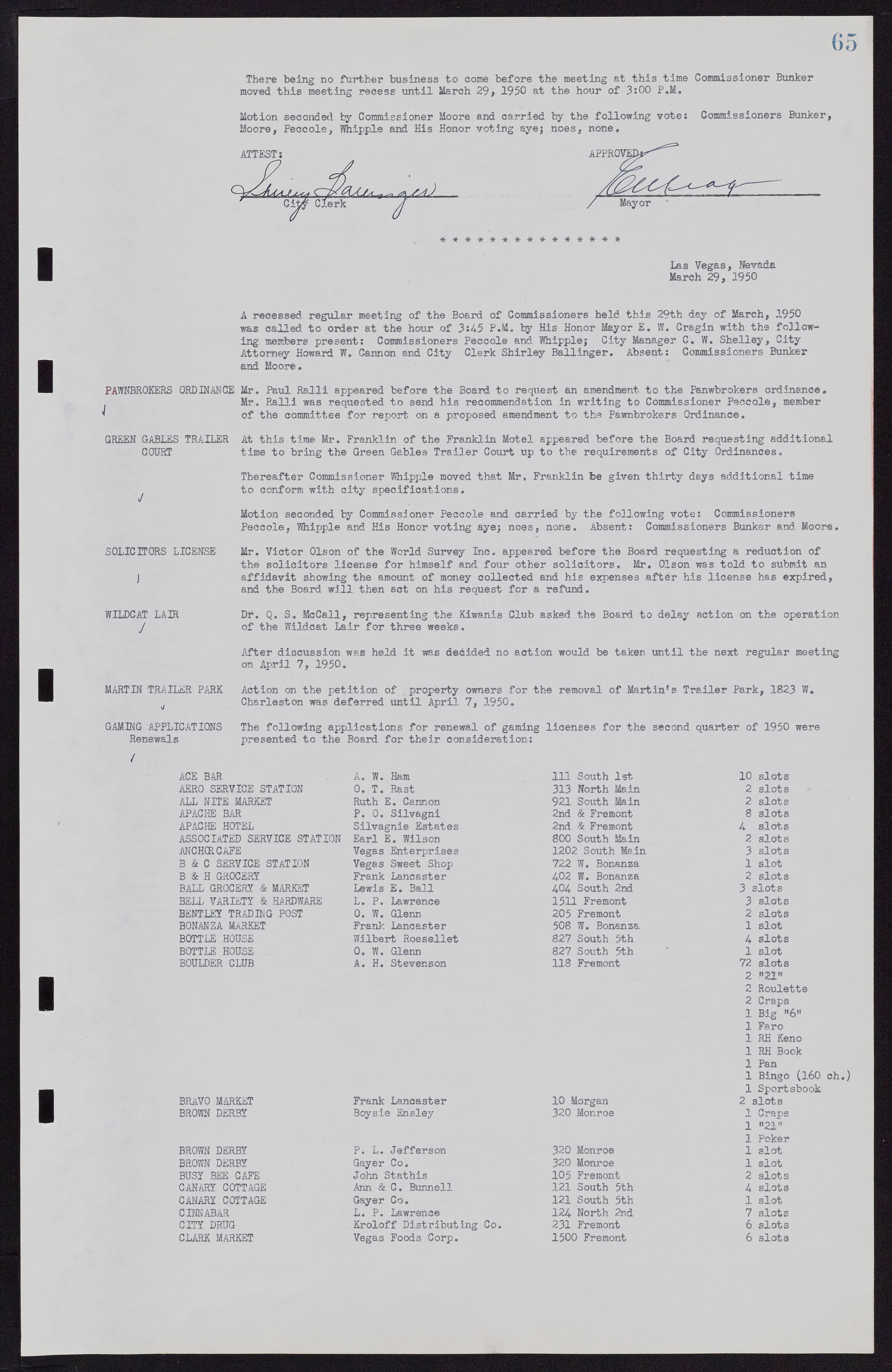 Las Vegas City Commission Minutes, November 7, 1949 to May 21, 1952, lvc000007-73