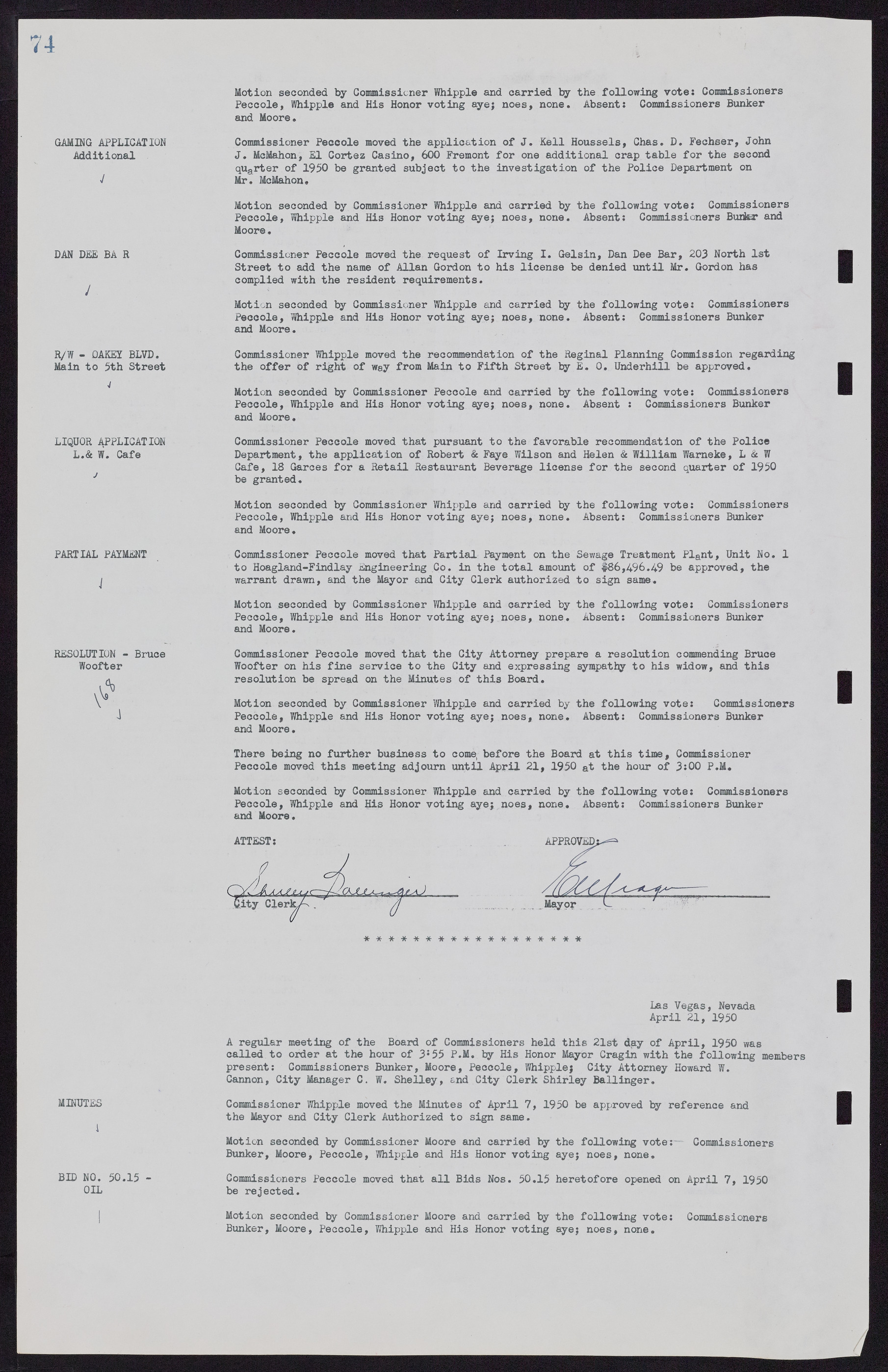 Las Vegas City Commission Minutes, November 7, 1949 to May 21, 1952, lvc000007-82
