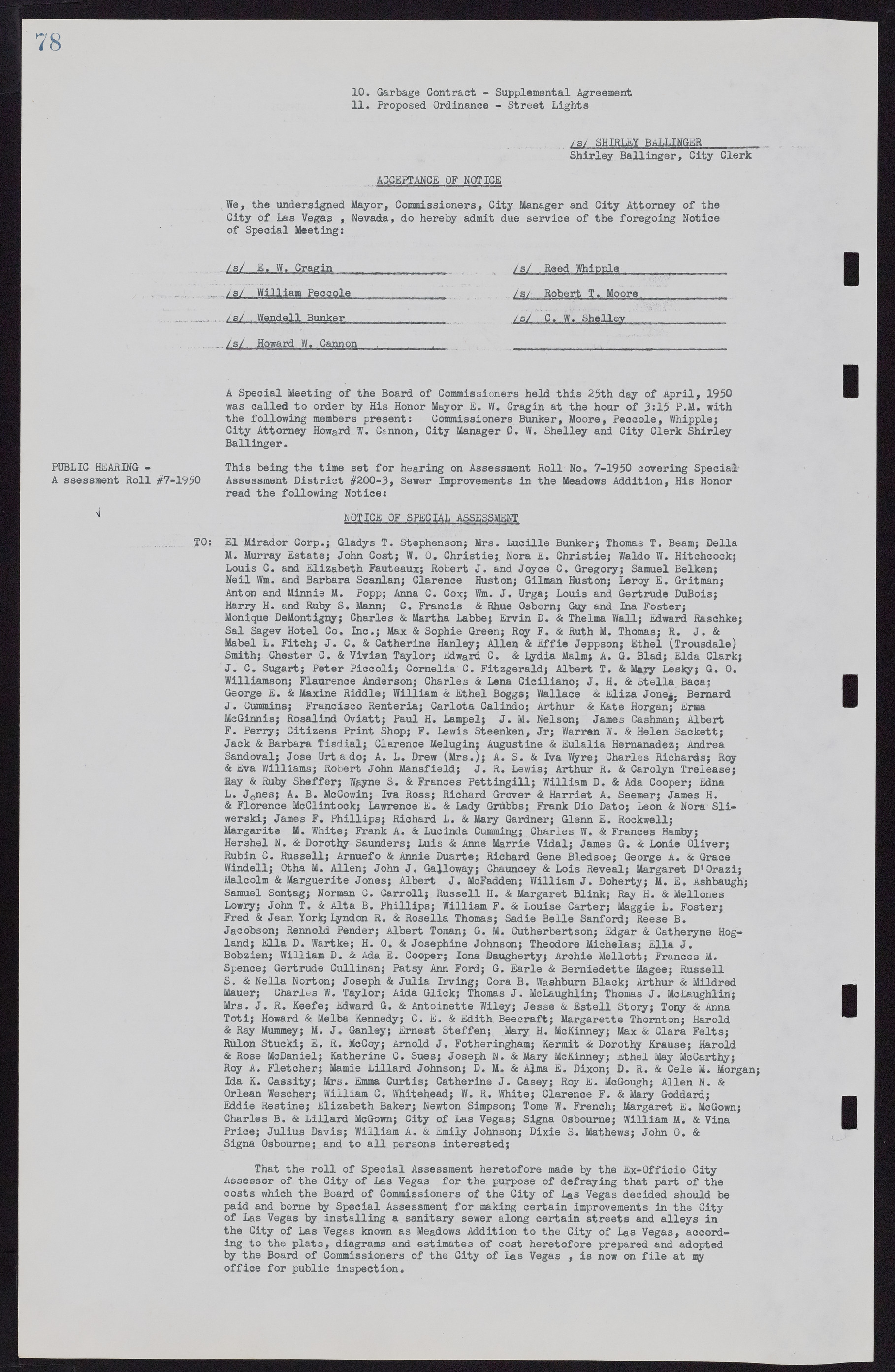 Las Vegas City Commission Minutes, November 7, 1949 to May 21, 1952, lvc000007-86