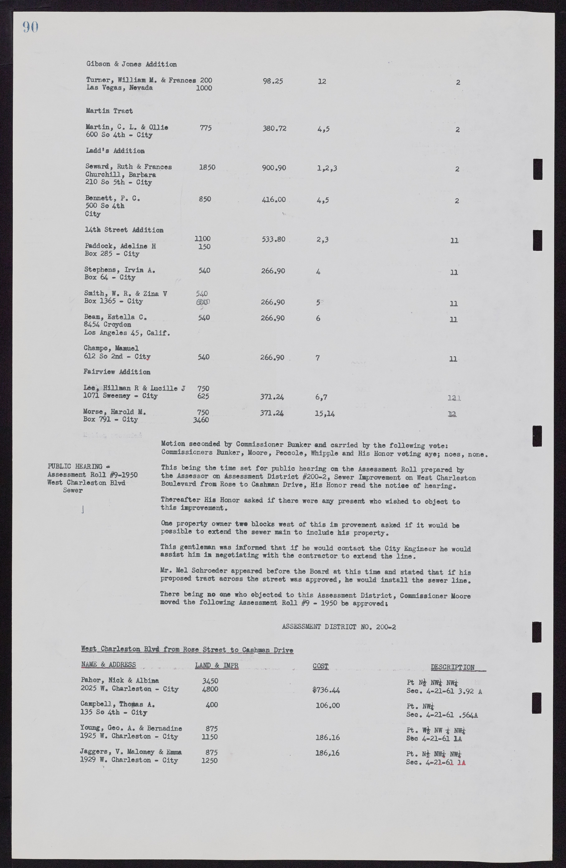 Las Vegas City Commission Minutes, November 7, 1949 to May 21, 1952, lvc000007-98