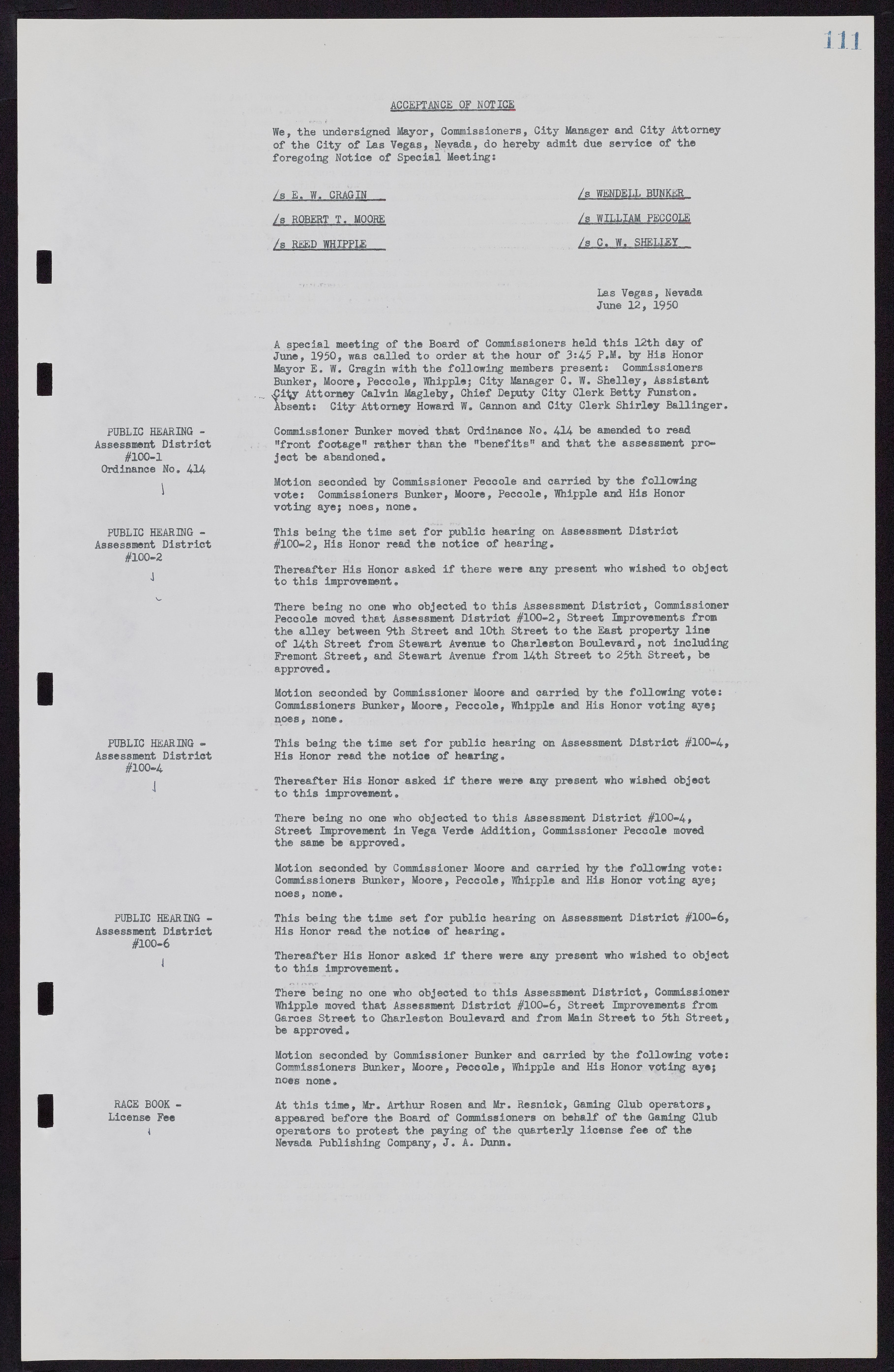 Las Vegas City Commission Minutes, November 7, 1949 to May 21, 1952, lvc000007-119