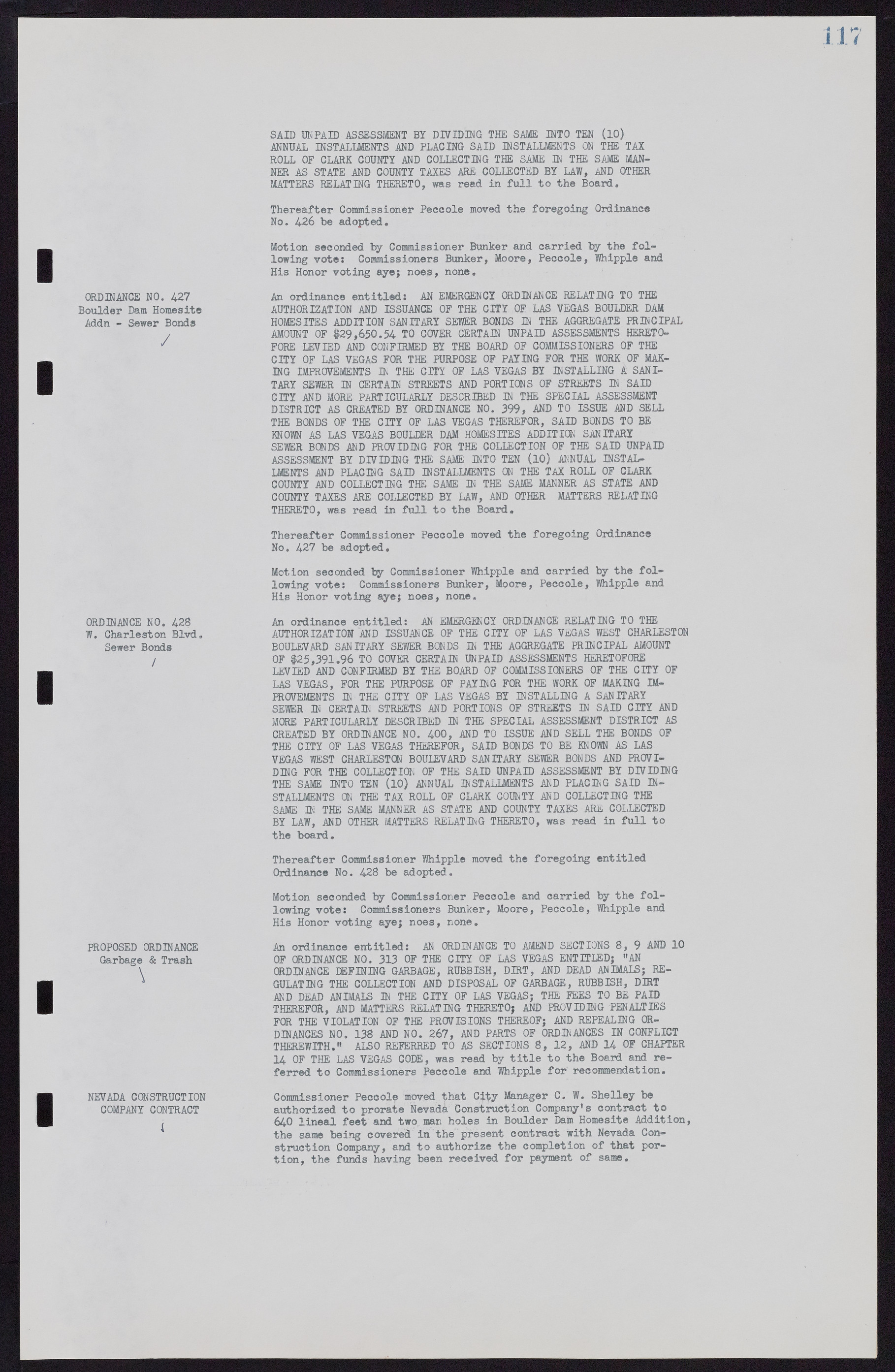 Las Vegas City Commission Minutes, November 7, 1949 to May 21, 1952, lvc000007-125