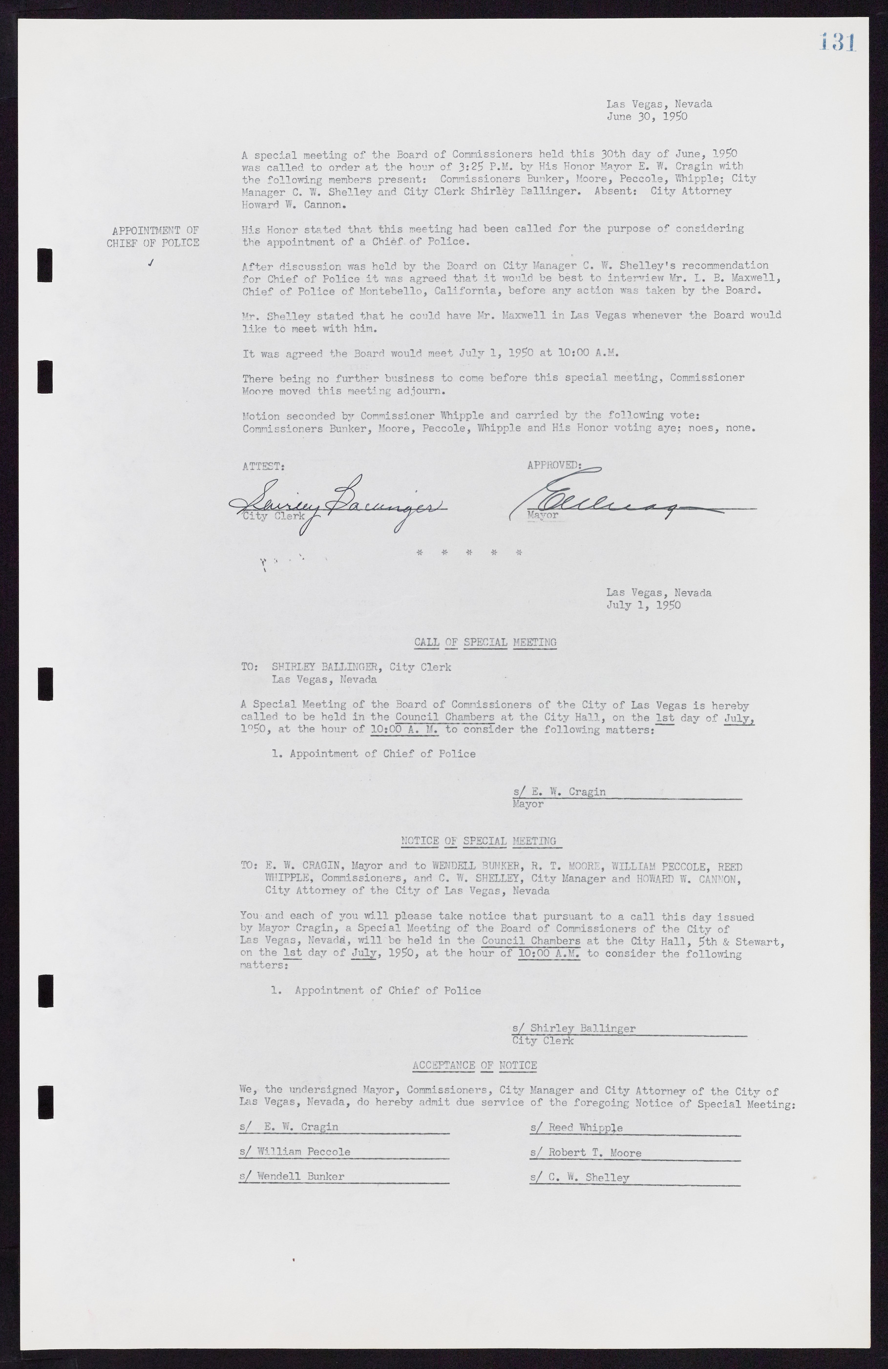 Las Vegas City Commission Minutes, November 7, 1949 to May 21, 1952, lvc000007-141