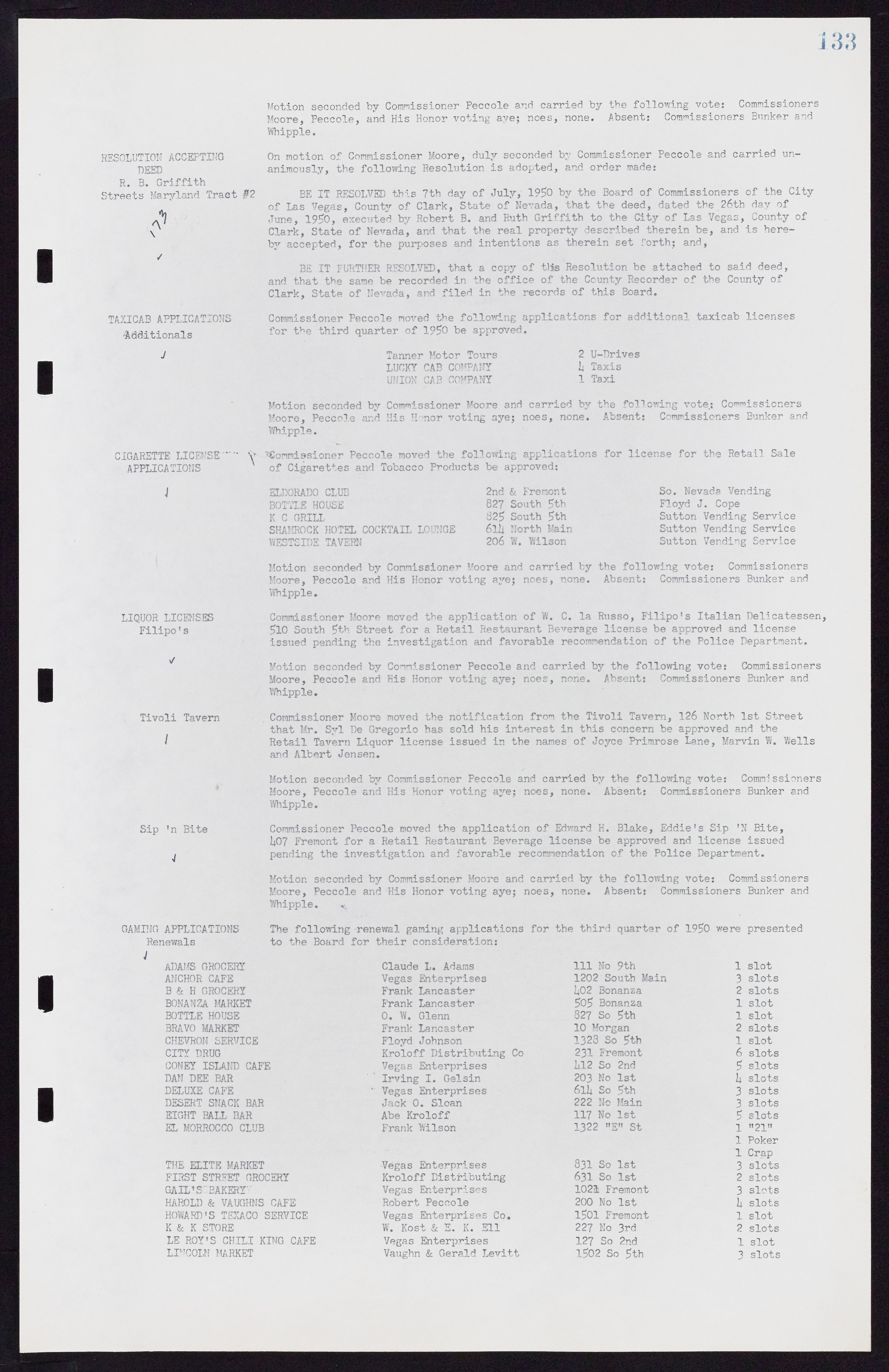 Las Vegas City Commission Minutes, November 7, 1949 to May 21, 1952, lvc000007-143