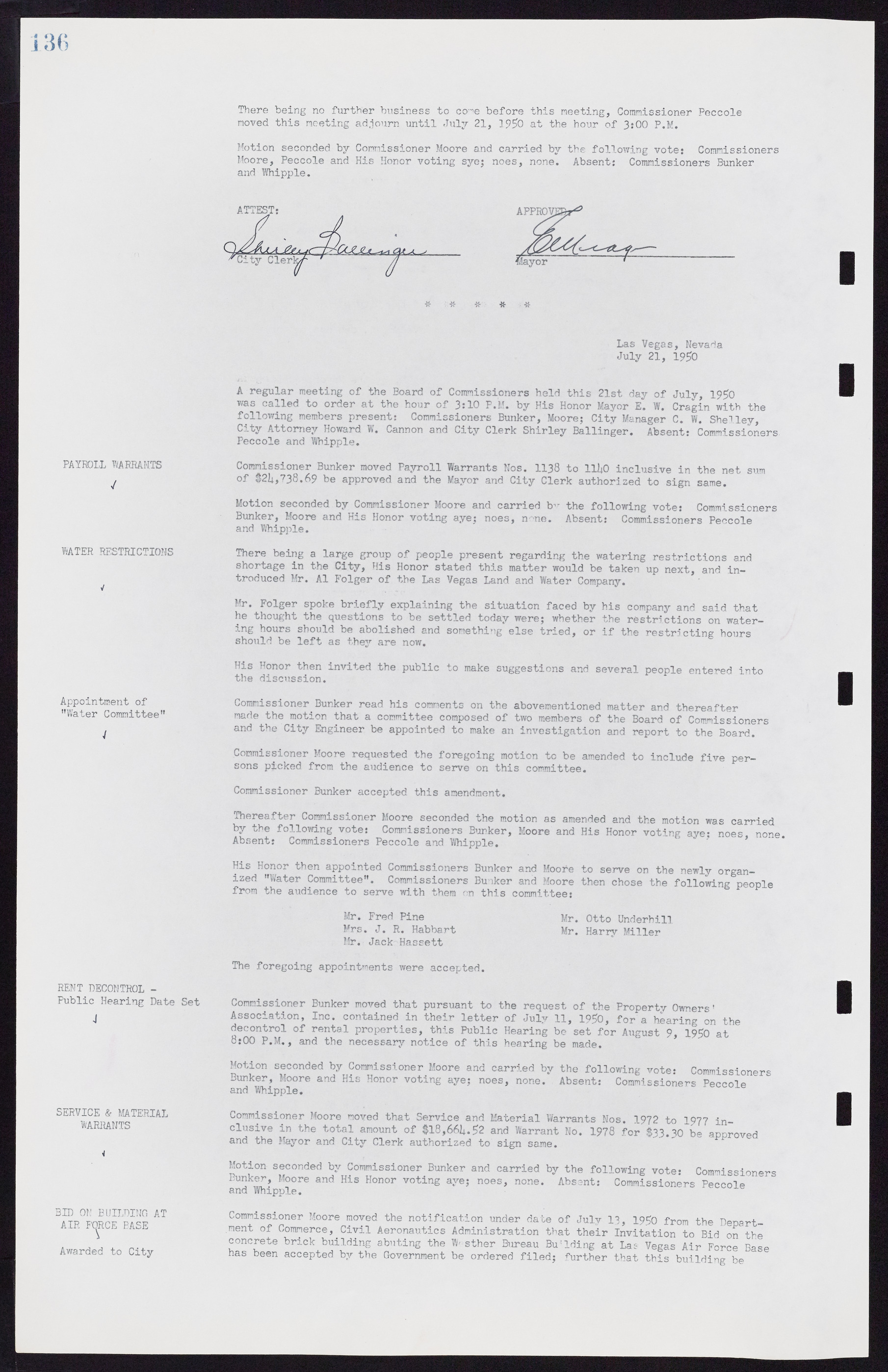 Las Vegas City Commission Minutes, November 7, 1949 to May 21, 1952, lvc000007-146