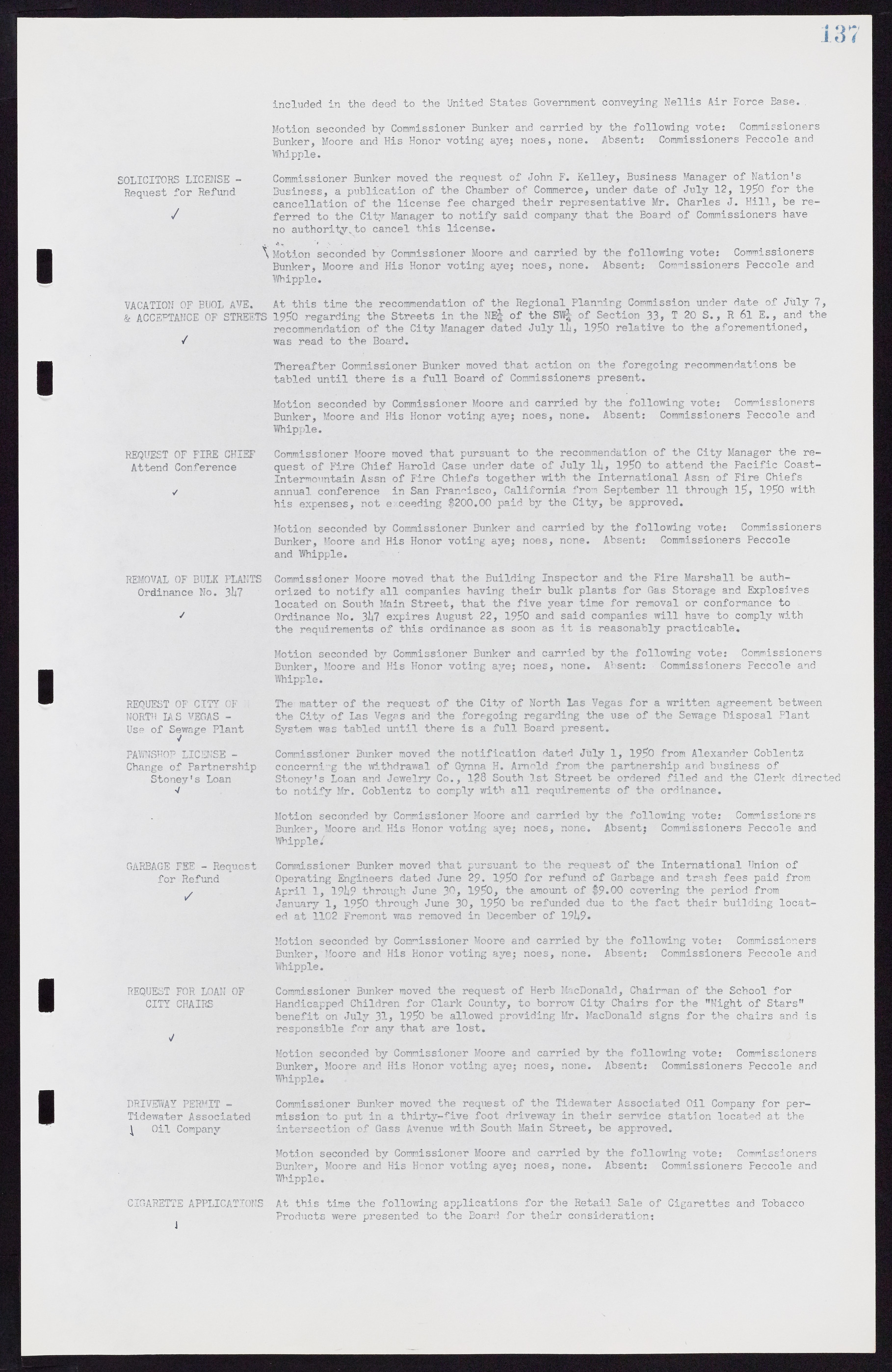 Las Vegas City Commission Minutes, November 7, 1949 to May 21, 1952, lvc000007-147