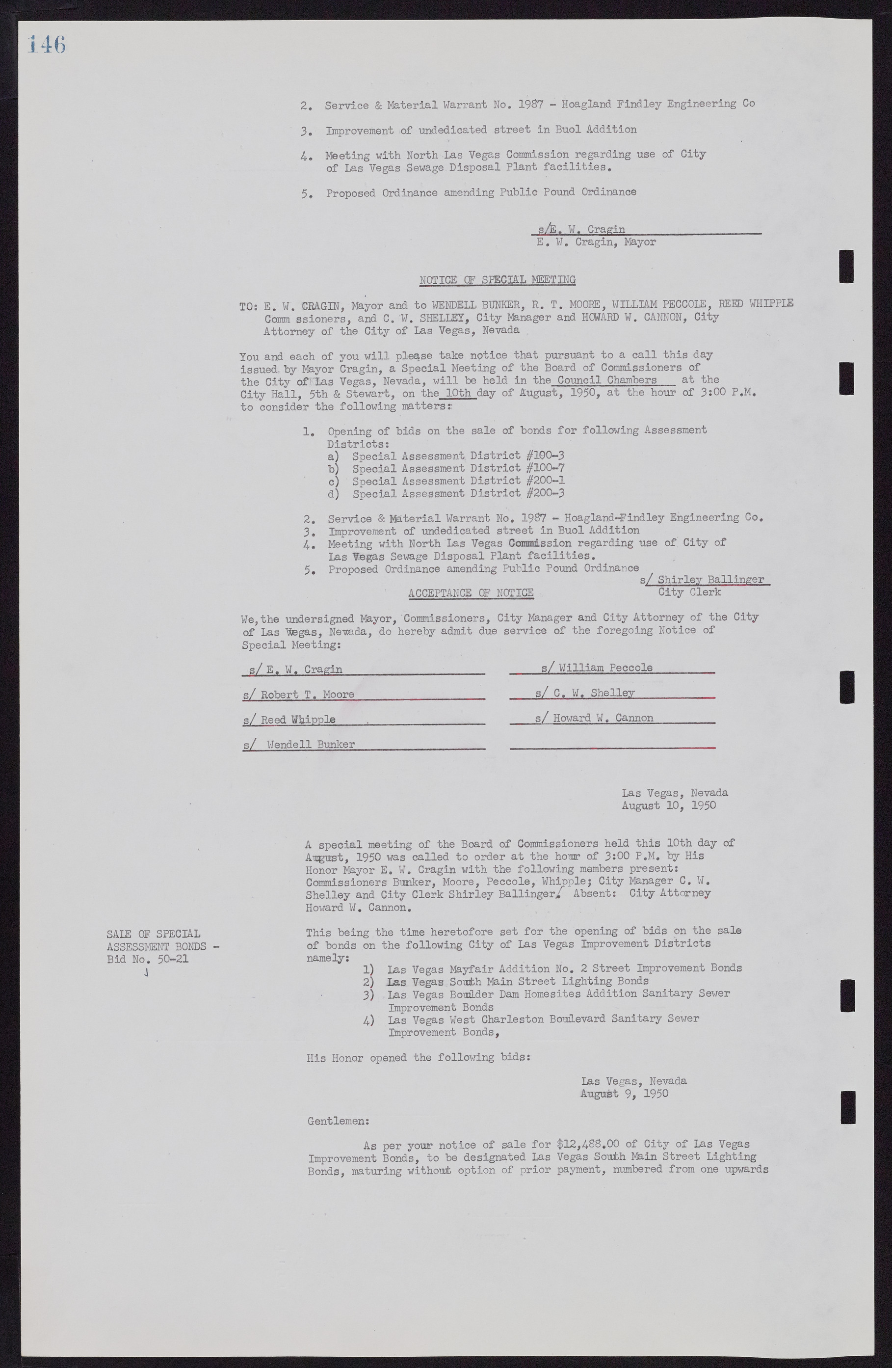 Las Vegas City Commission Minutes, November 7, 1949 to May 21, 1952, lvc000007-156