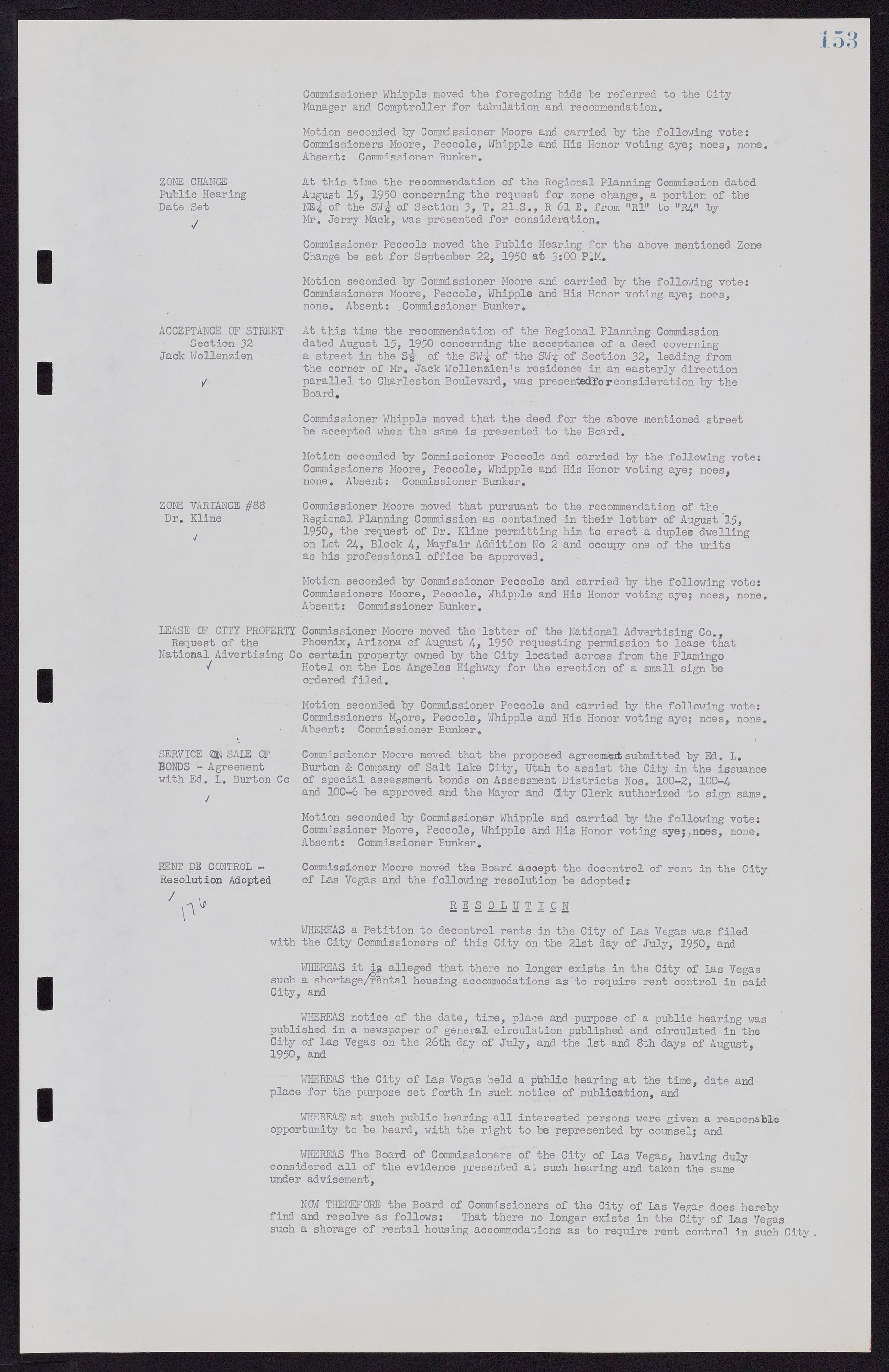 Las Vegas City Commission Minutes, November 7, 1949 to May 21, 1952, lvc000007-163