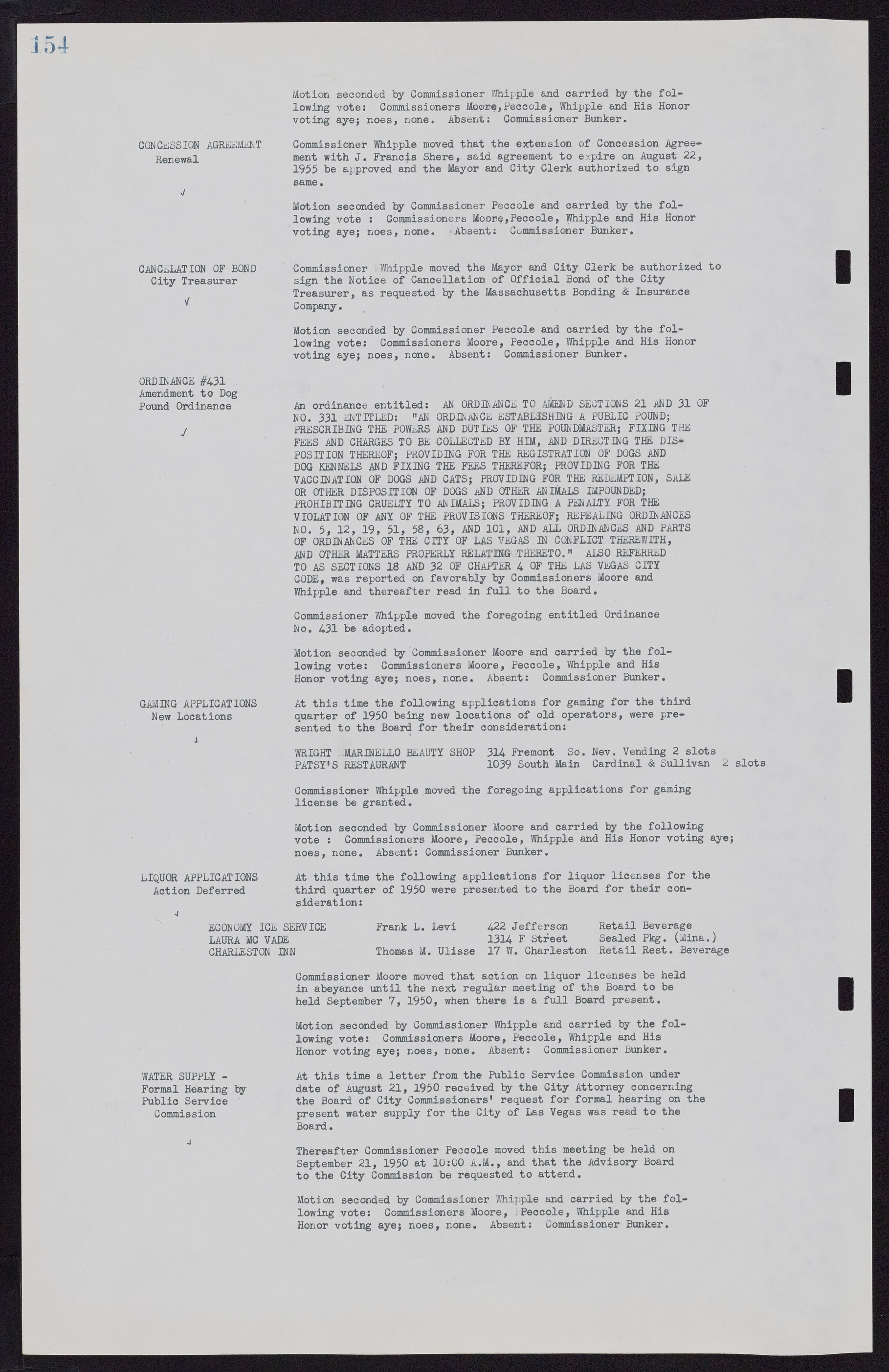Las Vegas City Commission Minutes, November 7, 1949 to May 21, 1952, lvc000007-164