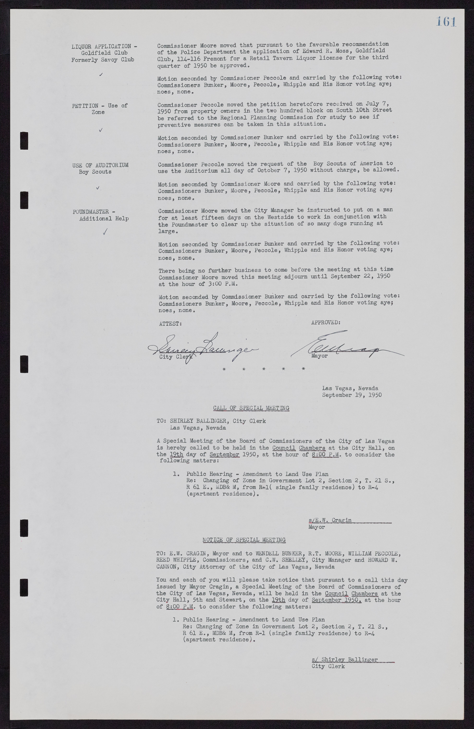Las Vegas City Commission Minutes, November 7, 1949 to May 21, 1952, lvc000007-171