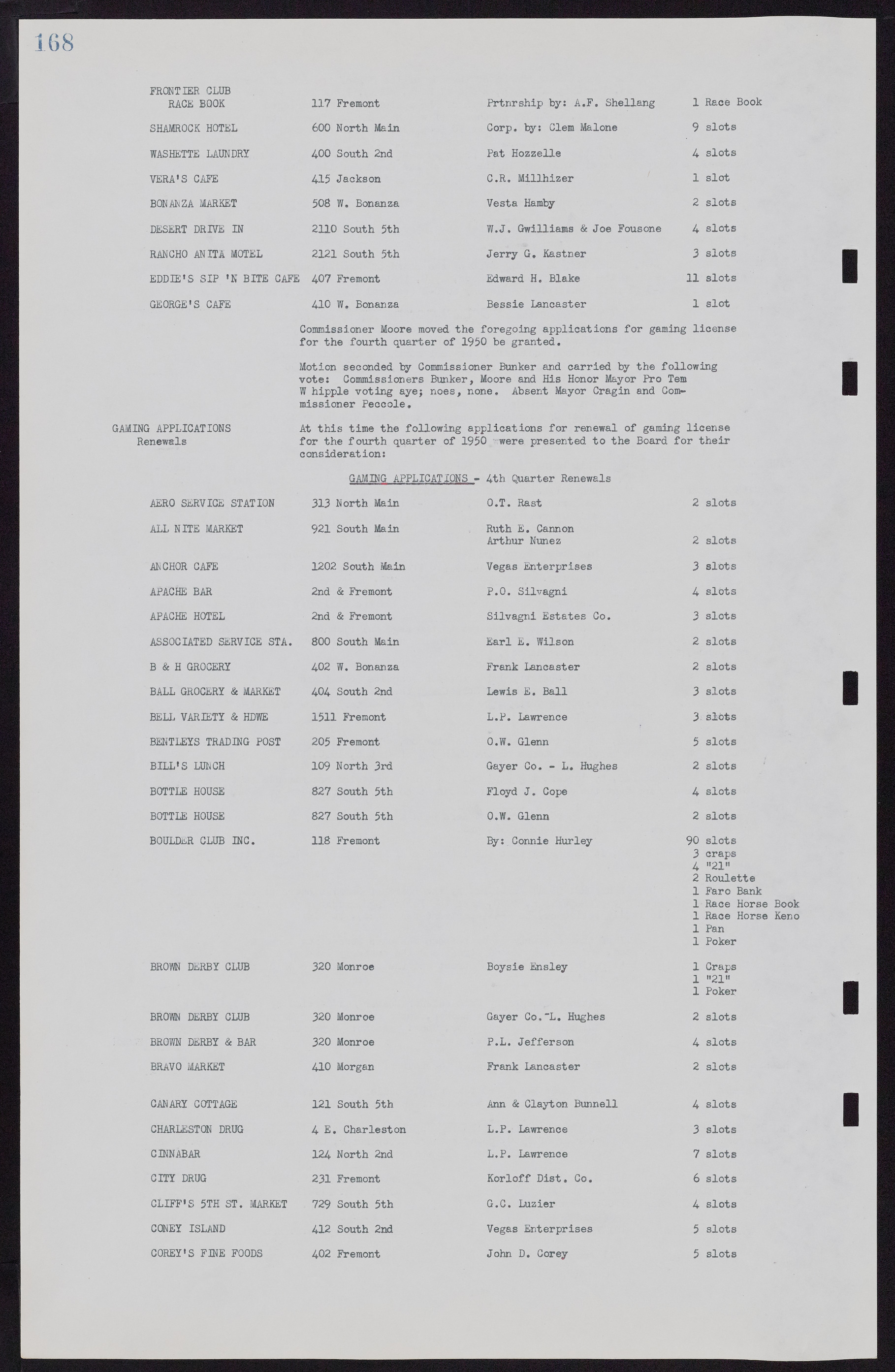 Las Vegas City Commission Minutes, November 7, 1949 to May 21, 1952, lvc000007-178