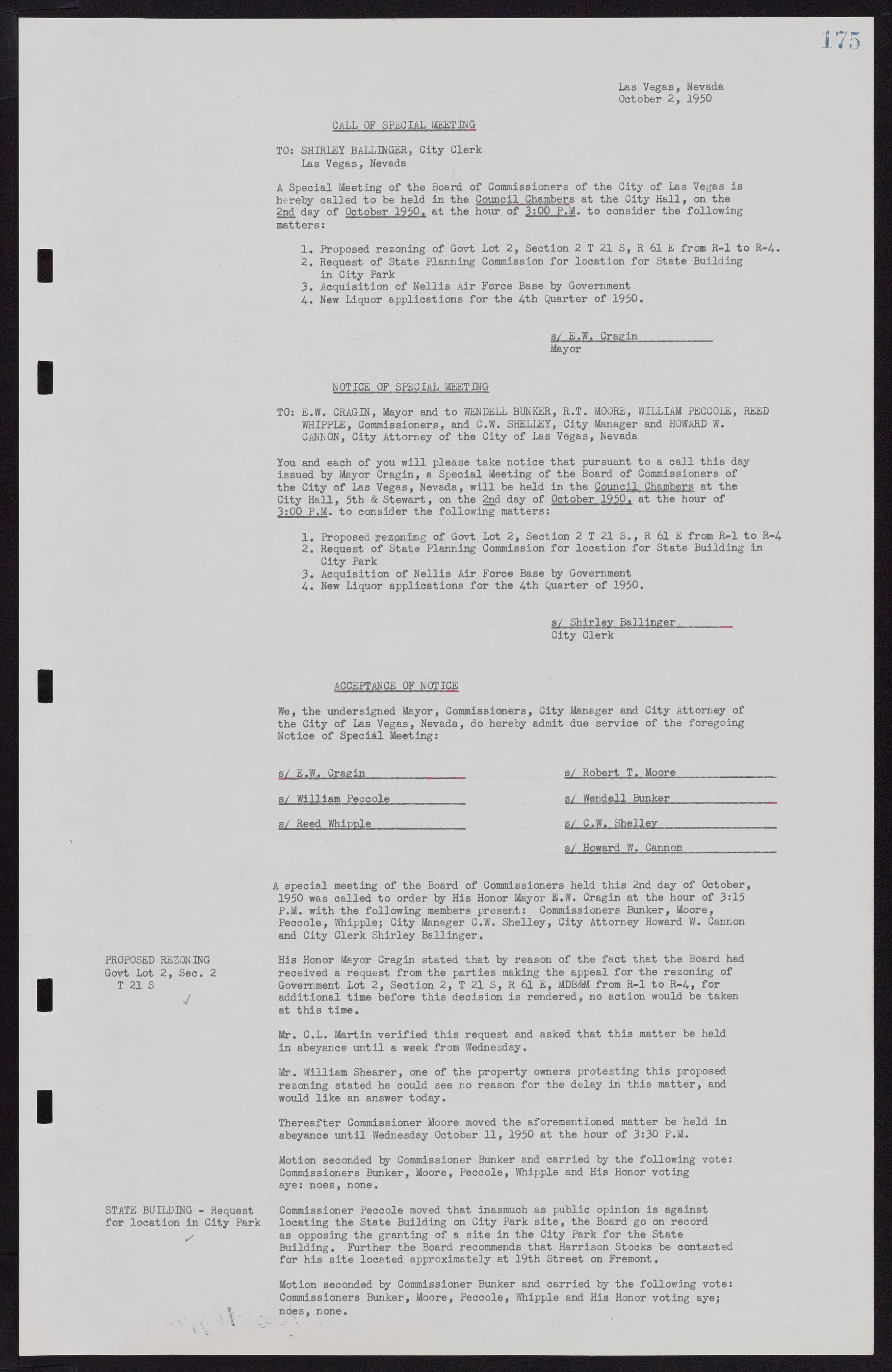 Las Vegas City Commission Minutes, November 7, 1949 to May 21, 1952, lvc000007-185