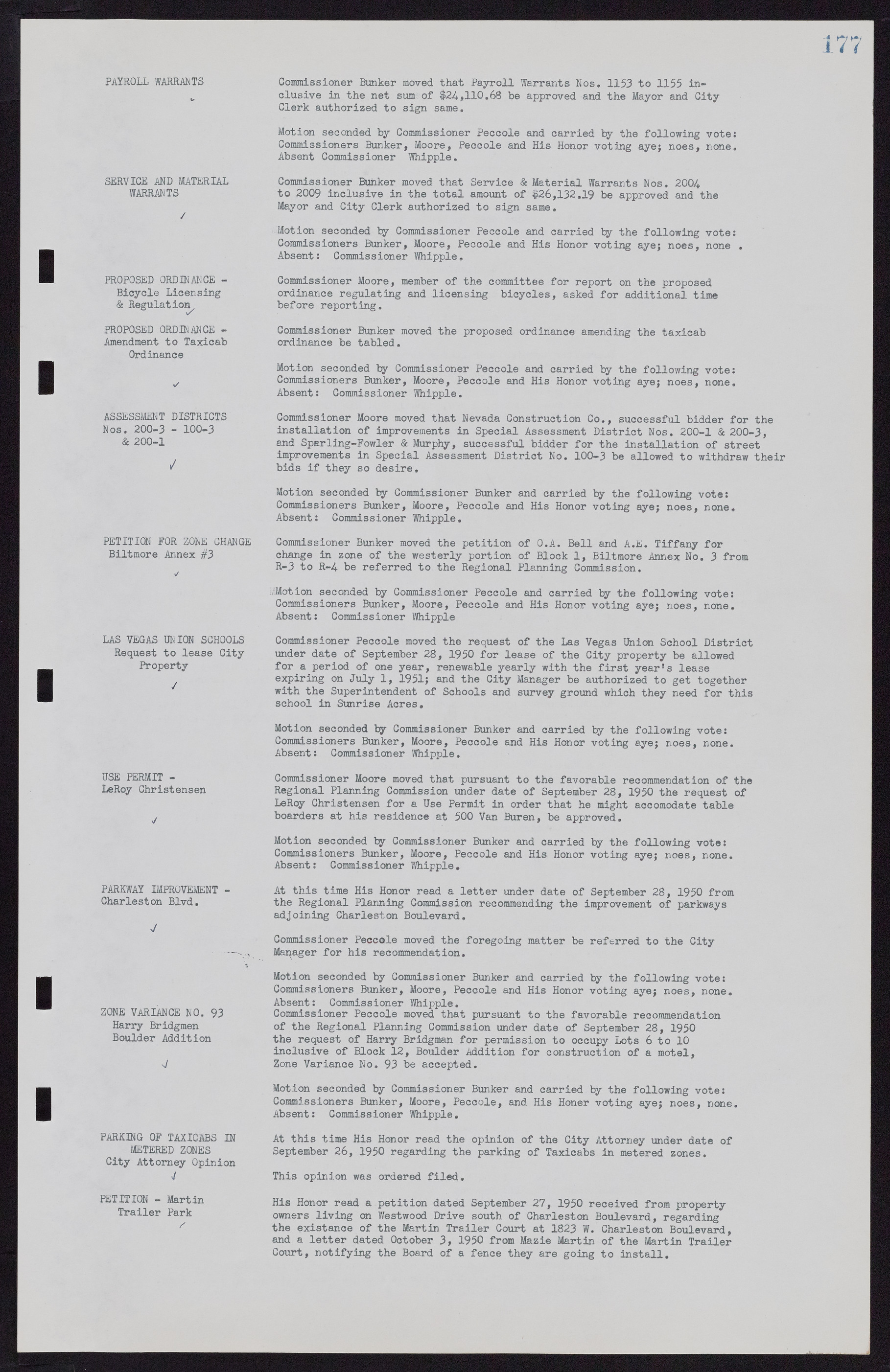 Las Vegas City Commission Minutes, November 7, 1949 to May 21, 1952, lvc000007-187