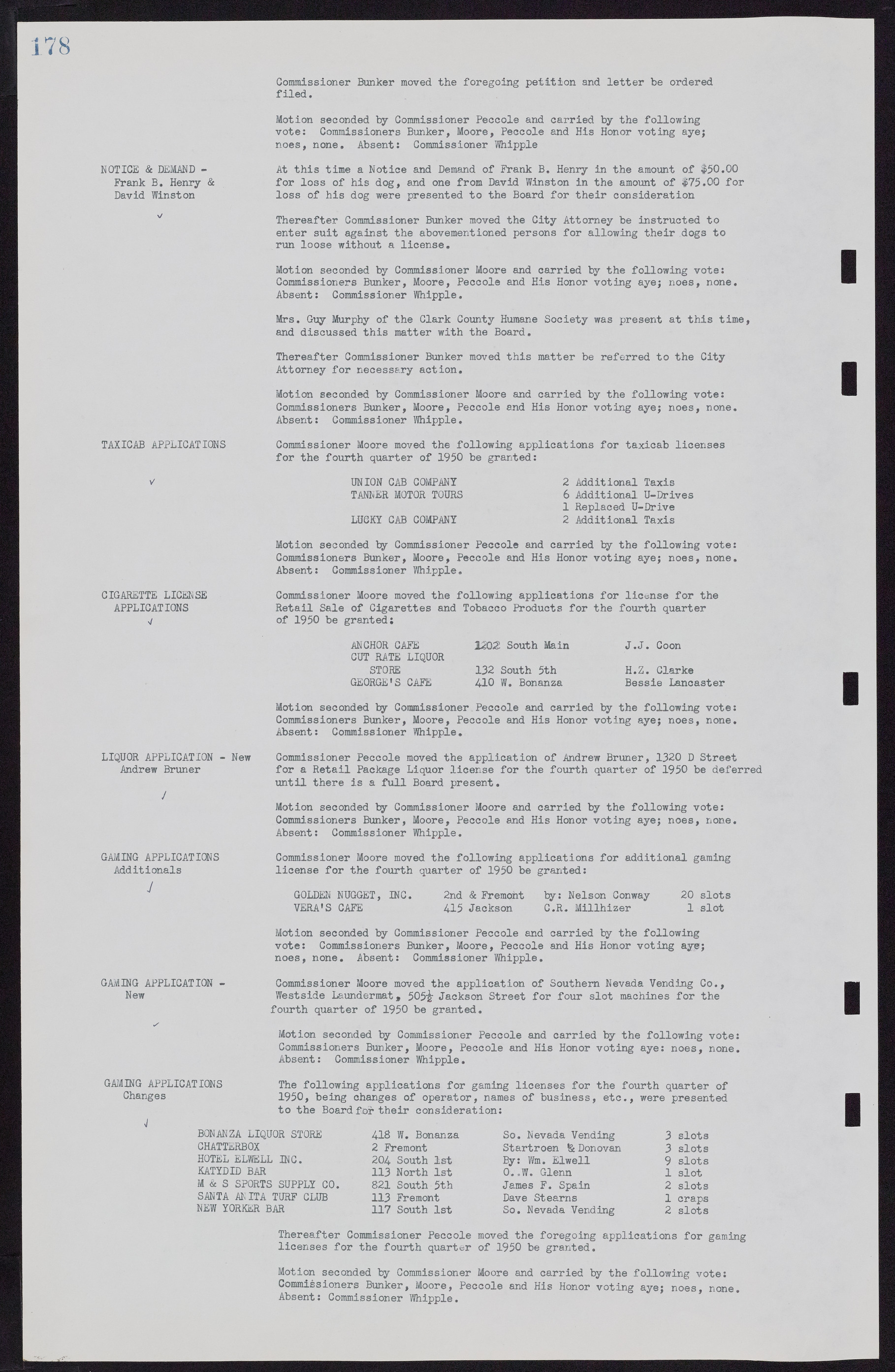 Las Vegas City Commission Minutes, November 7, 1949 to May 21, 1952, lvc000007-188