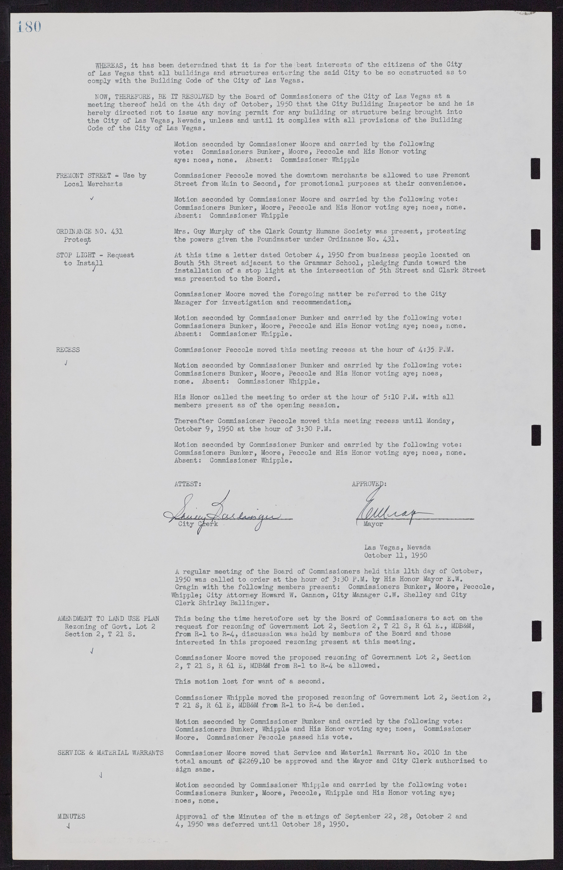 Las Vegas City Commission Minutes, November 7, 1949 to May 21, 1952, lvc000007-190