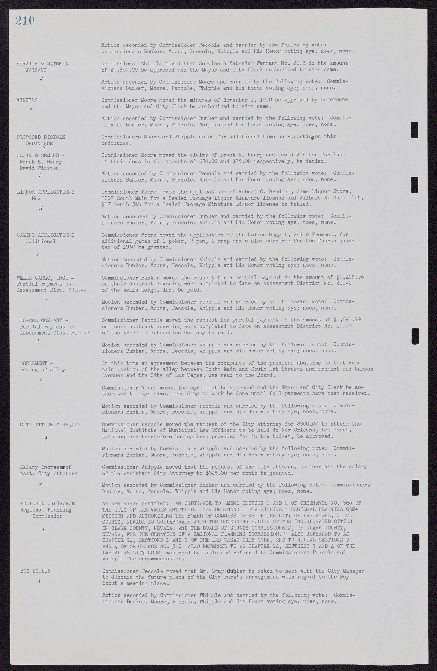 Las Vegas City Commission Minutes, November 7, 1949 to May 21, 1952, lvc000007-220