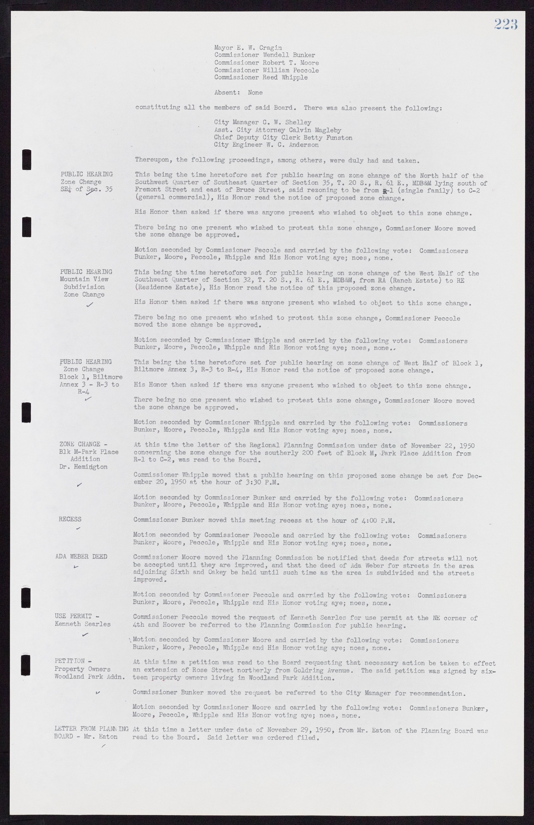 Las Vegas City Commission Minutes, November 7, 1949 to May 21, 1952, lvc000007-233