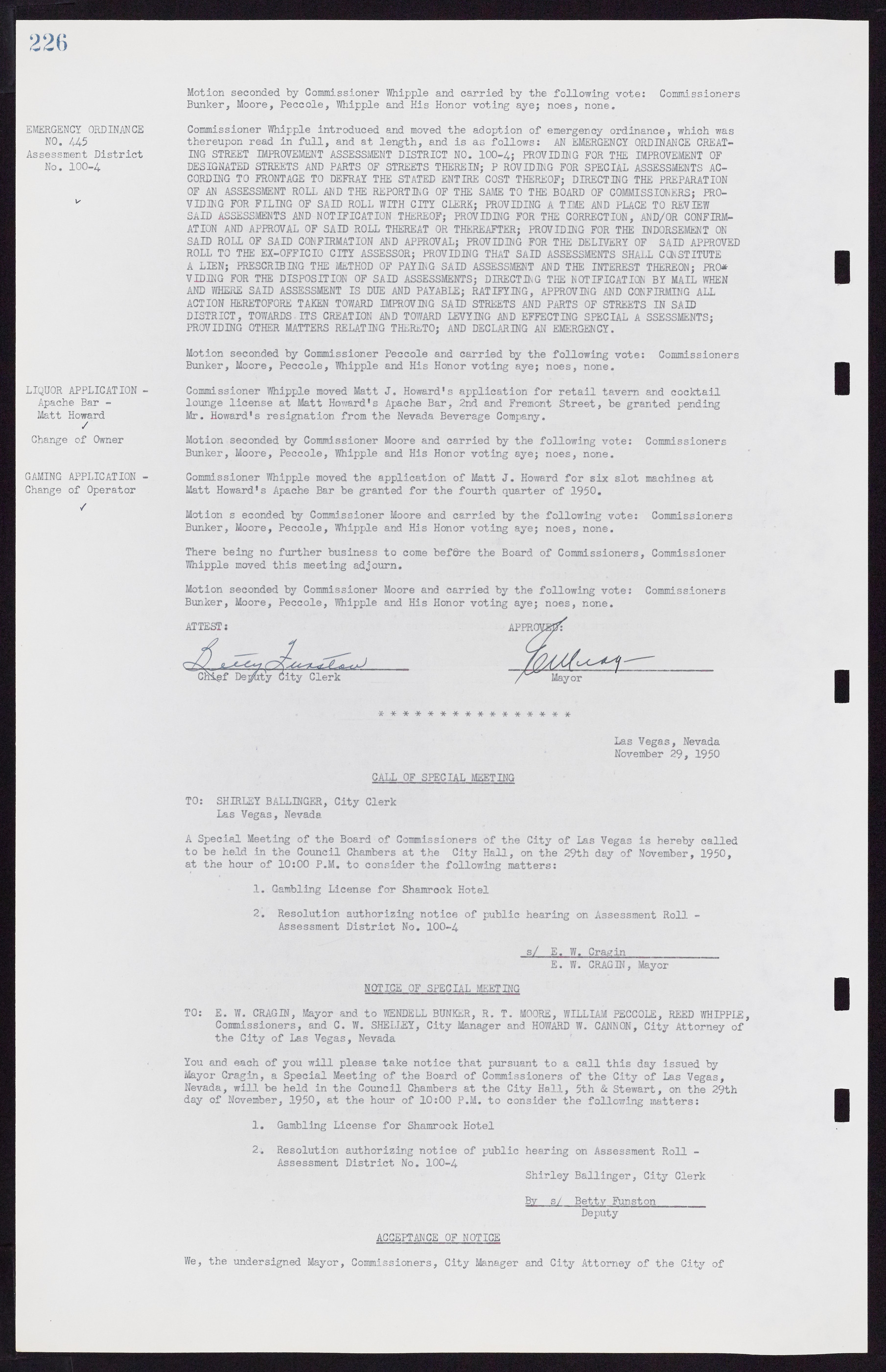 Las Vegas City Commission Minutes, November 7, 1949 to May 21, 1952, lvc000007-236