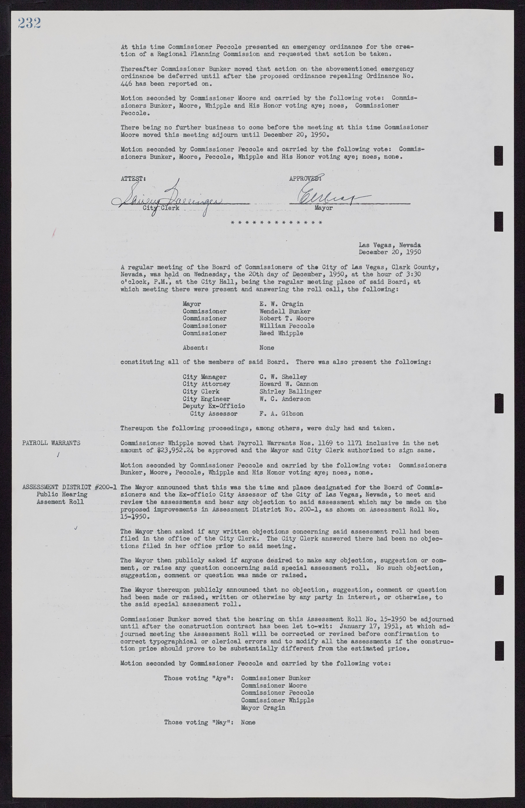 Las Vegas City Commission Minutes, November 7, 1949 to May 21, 1952, lvc000007-242