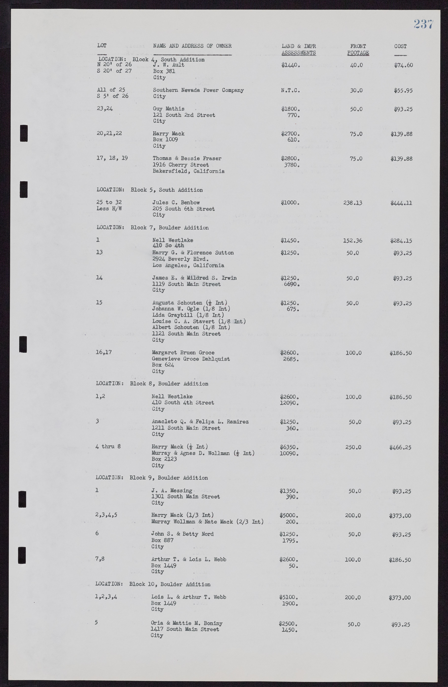 Las Vegas City Commission Minutes, November 7, 1949 to May 21, 1952, lvc000007-247